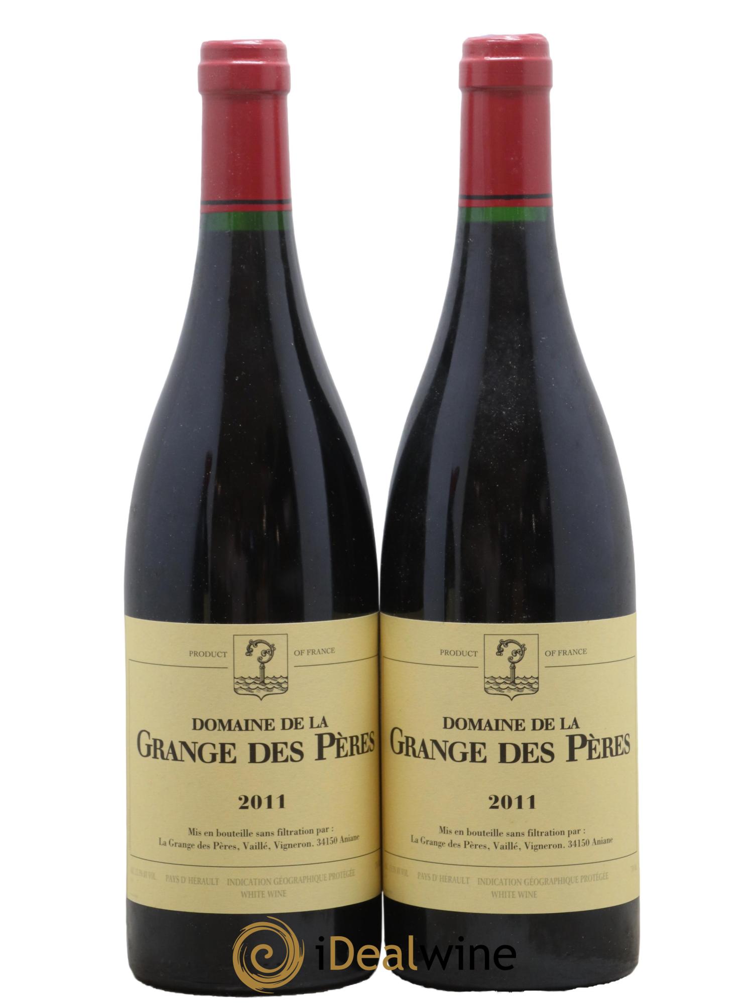 Pays d'Hérault Grange des Pères Laurent Vaillé 2011 - Lot de 2 bouteilles - 0
