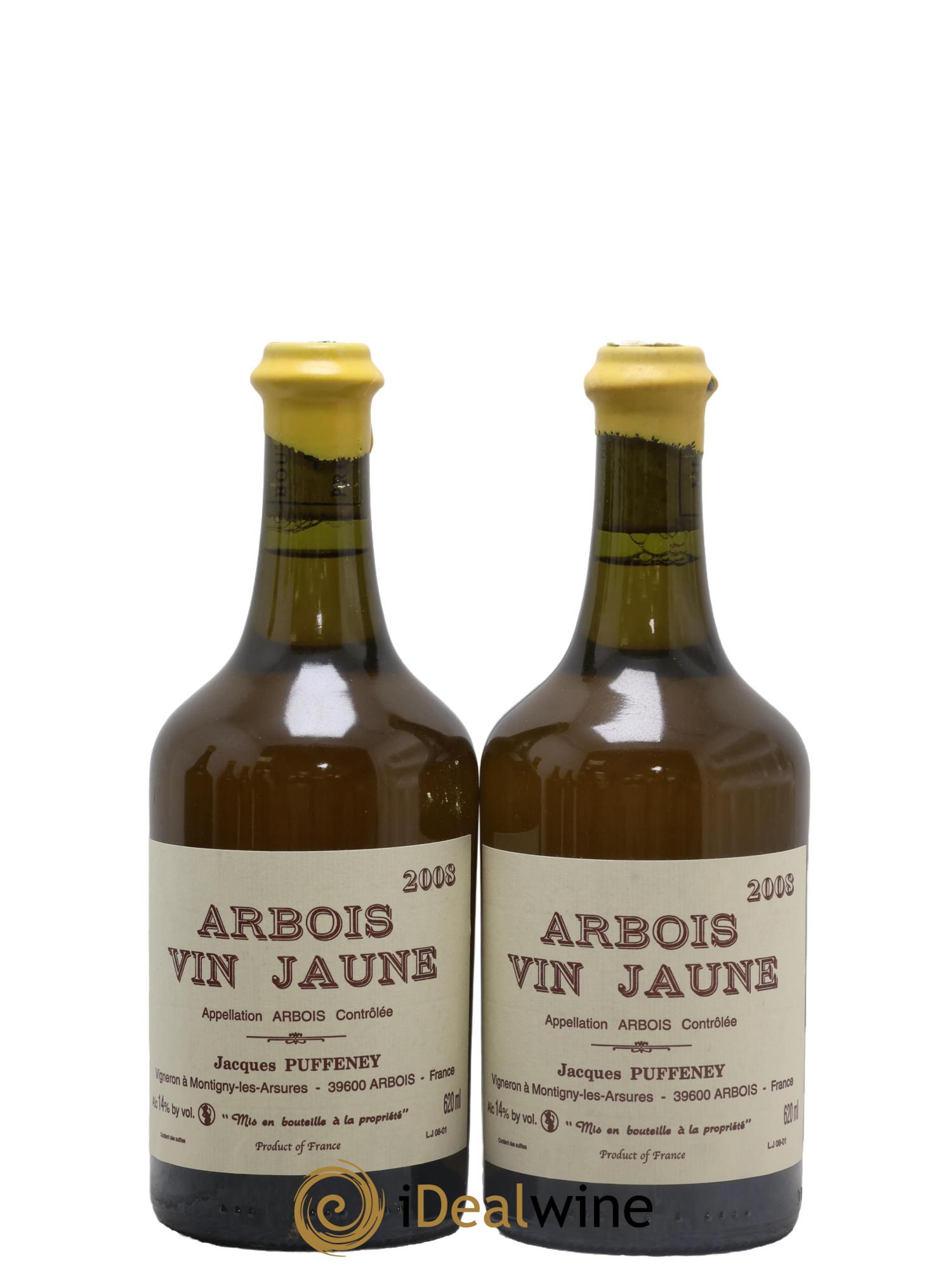 Arbois Vin Jaune Jacques Puffeney 2008 - Lot of 2 Clavelins - 0