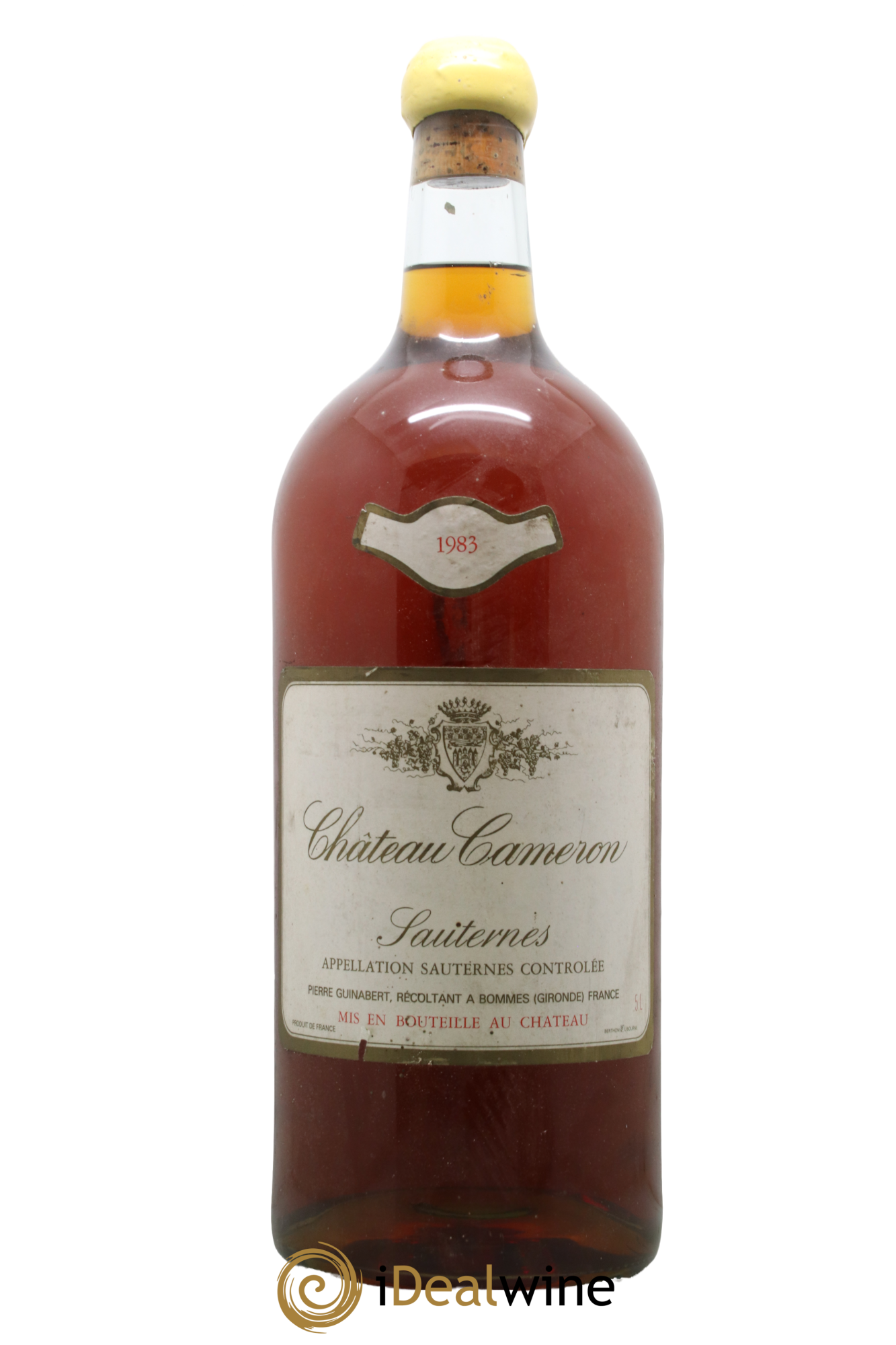 Sauternes Château Cameron 1983 - Lot de 1 jeroboam - 0