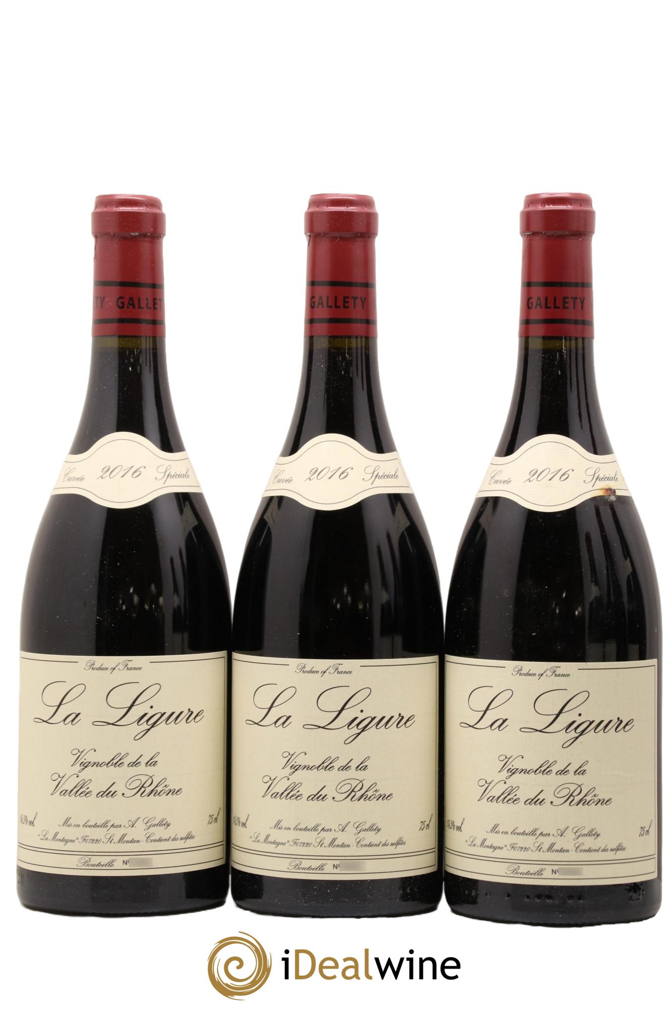 Côtes du Vivarais La Ligure Gallety (Domaine)  2016 - Lot of 6 bottles - 3