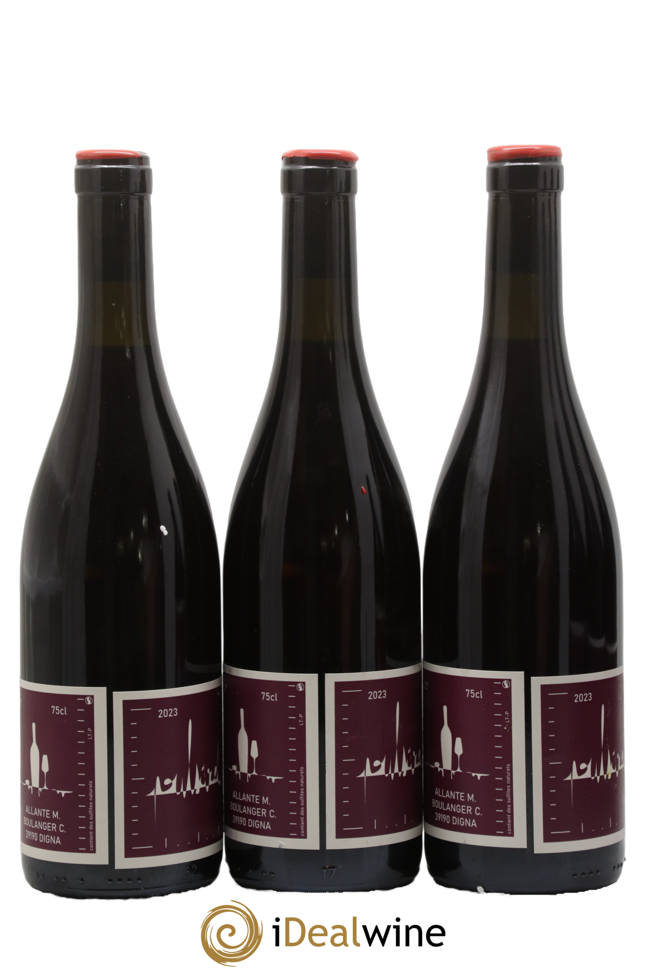Vin de France Poulsard Allante Boulanger 2023 - Lot de 3 bouteilles - 1