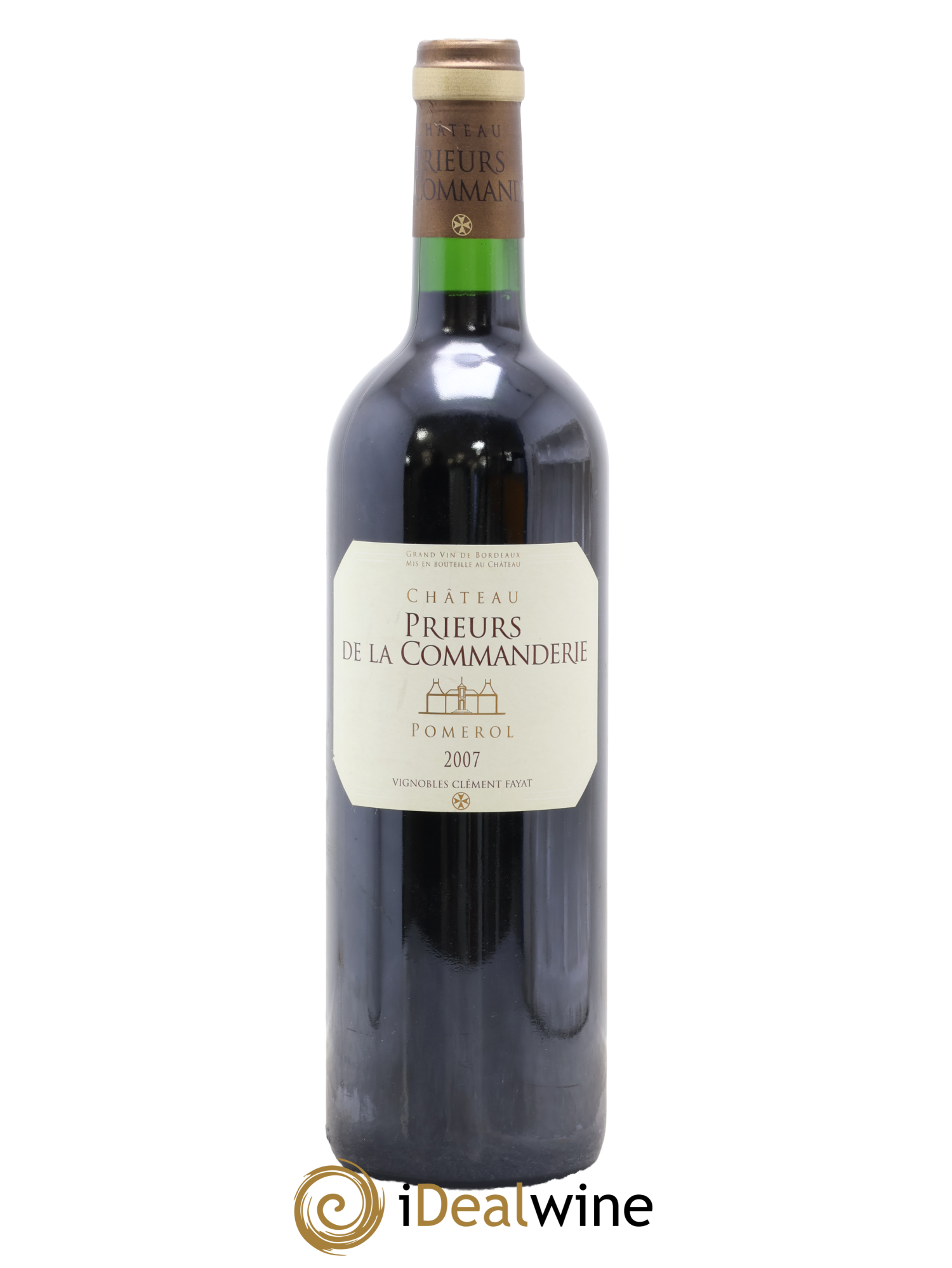 Pomerol Château Prieurs de la Commanderie Vignobles Clément Fayot 2007 - Posten von 1 Flasche - 0