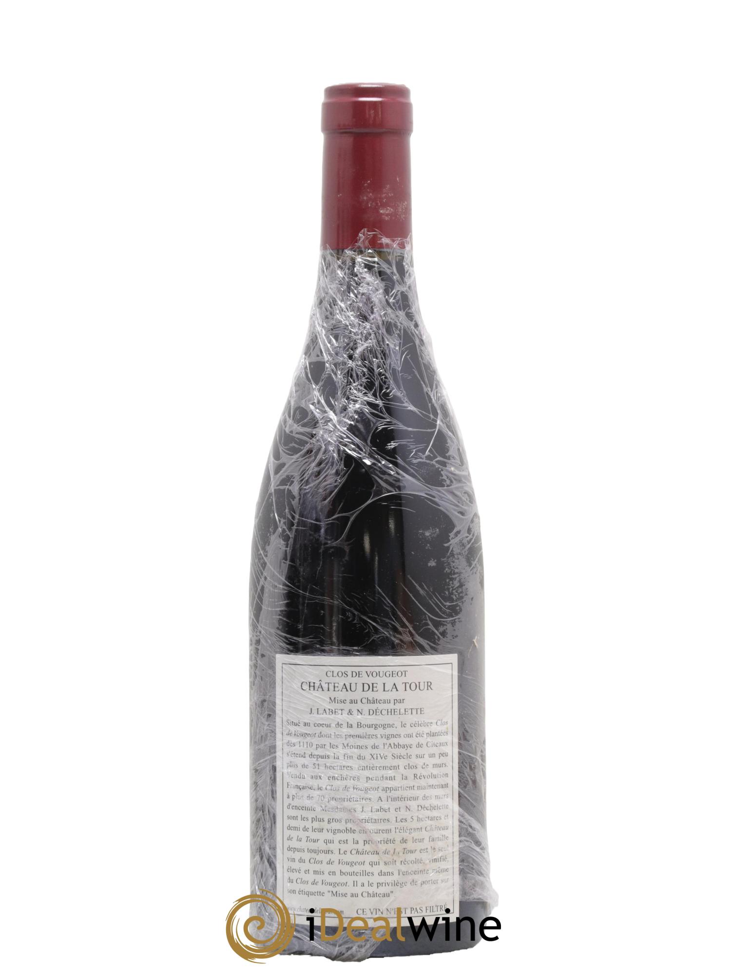 Clos de Vougeot Grand Cru Vieilles Vignes Château de La Tour 2005 - Lot de 1 bouteille - 1