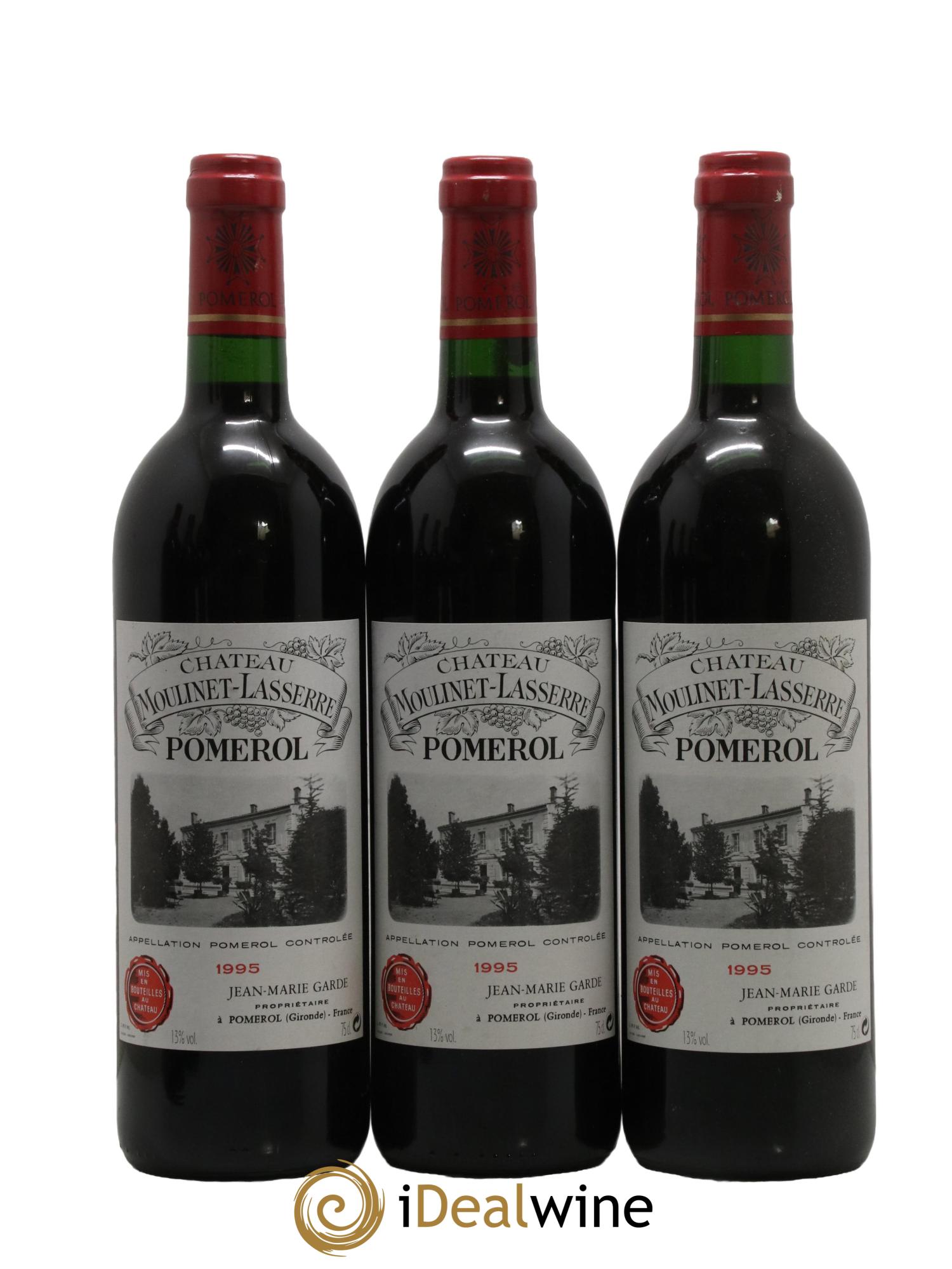 Château Moulinet Lasserre 1995 - Lot de 6 bouteilles - 2