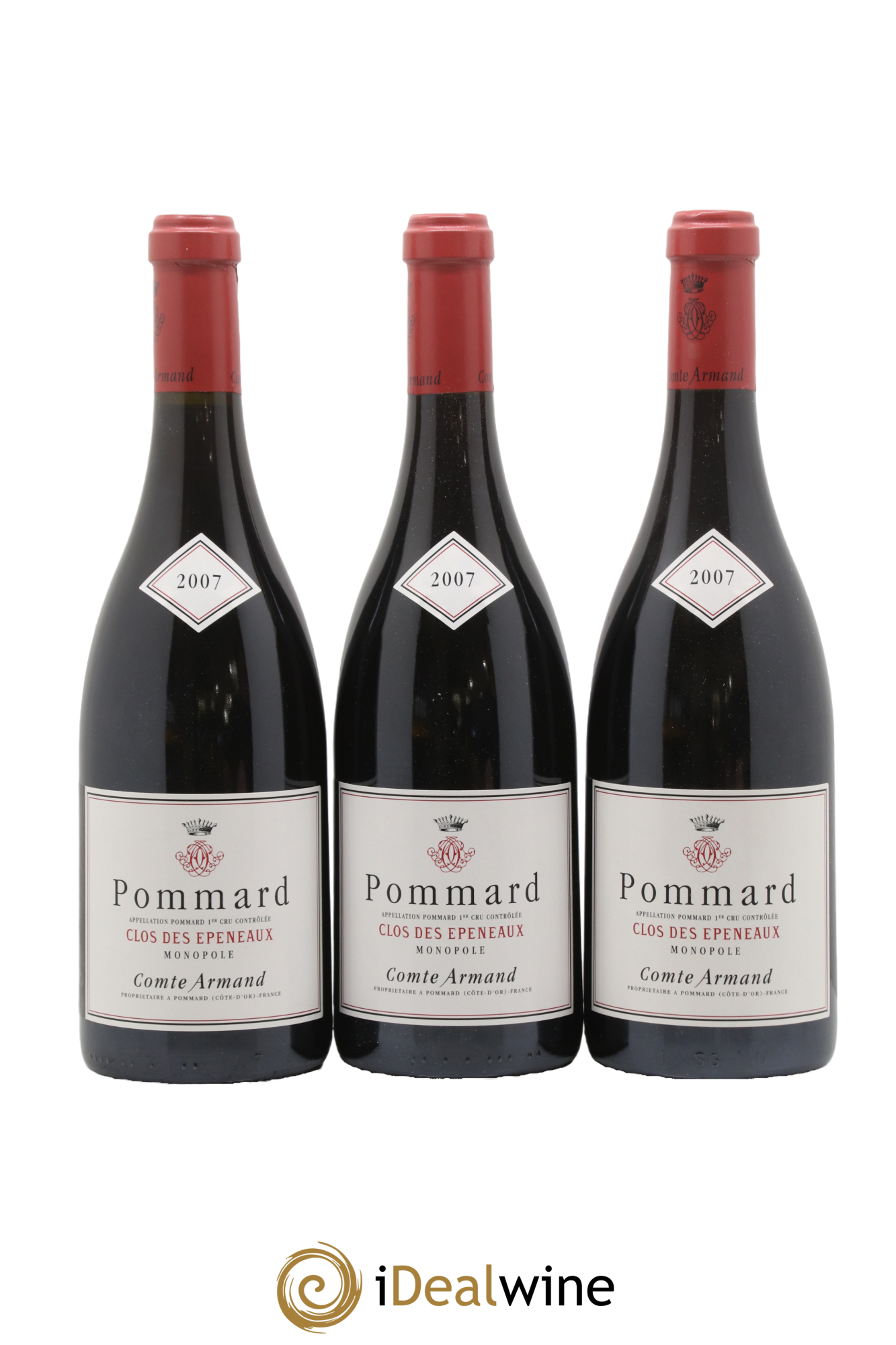 Pommard 1er Cru Clos des Epeneaux Comte Armand 2007 - Lot de 6 bouteilles - 1