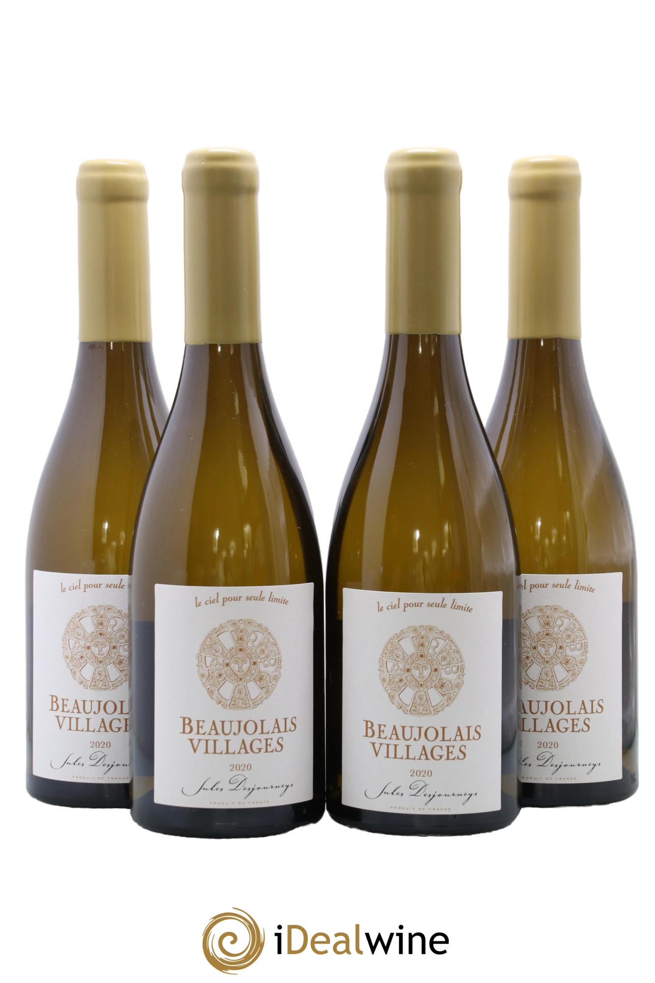 Beaujolais Villages Jules Desjourneys 2020 - Lot de 4 bouteilles - 0
