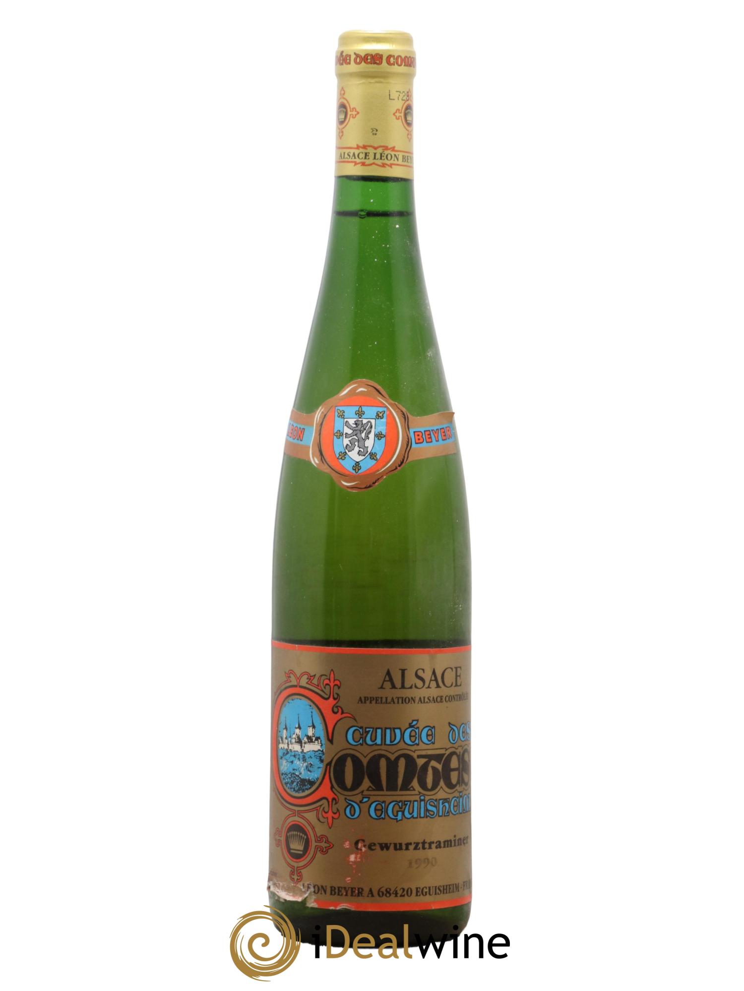 Alsace Gewurztraminer Cuvée des Comtes d'Eguisheim Léon Beyer 1990 - Lot de 1 bouteille - 0