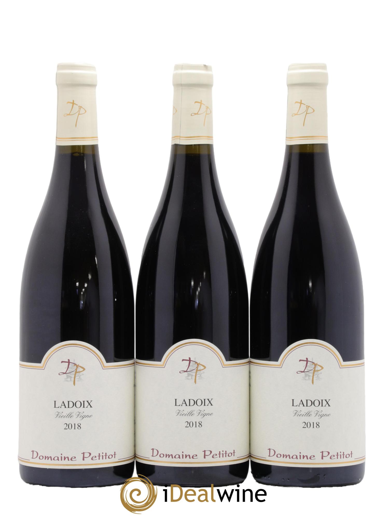 Ladoix Vieilles Vignes Petitot 2018 - Lot de 3 bouteilles - 0