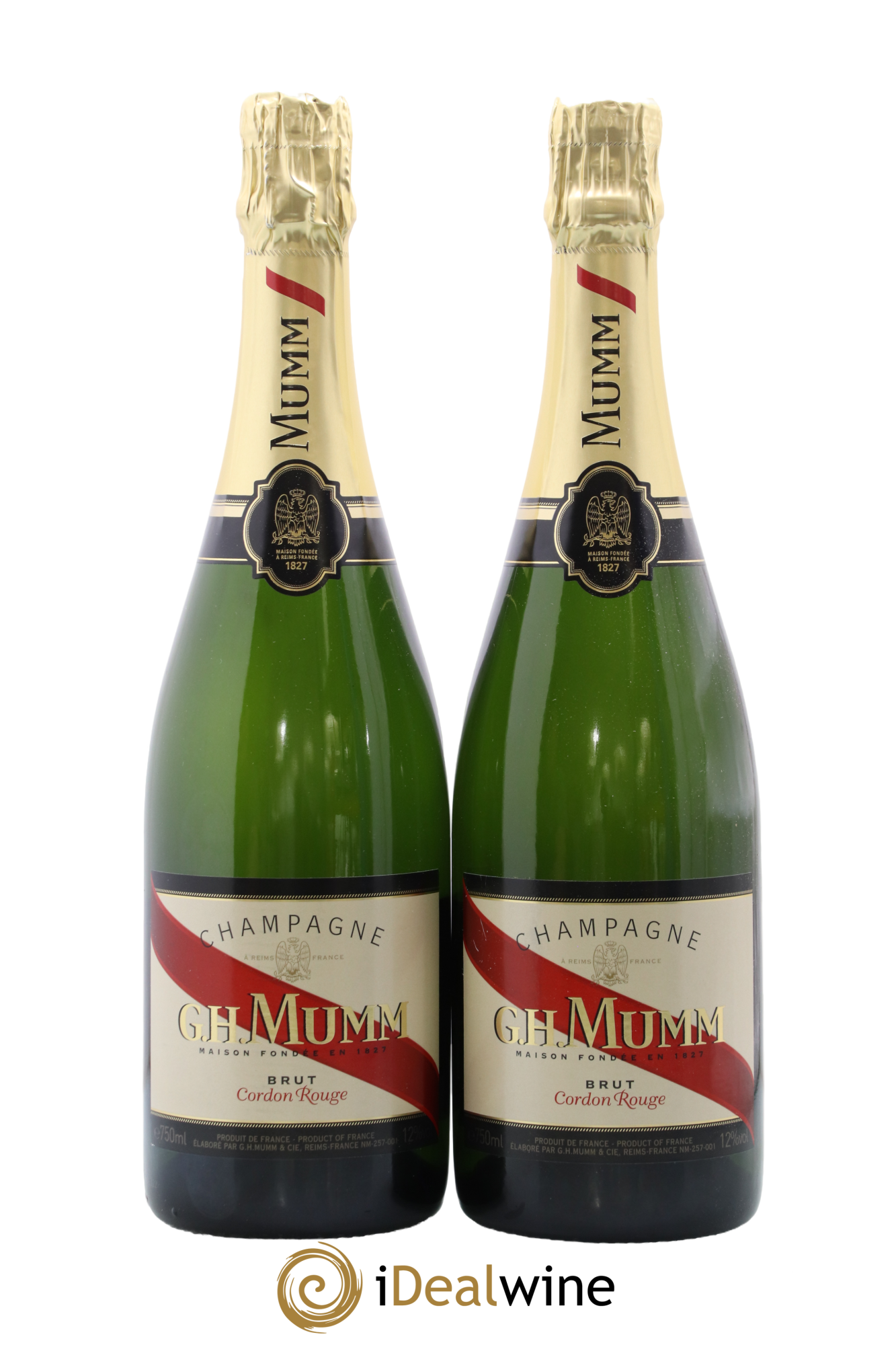 Cordon Rouge Mumm - Lot de 2 bouteilles - 0