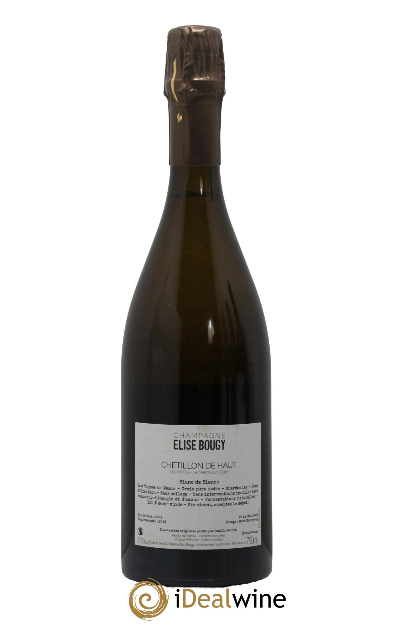 Chétillon de Haut Le Mesnil sur Oger Elise Bougy - Lot de 1 bouteille - 1