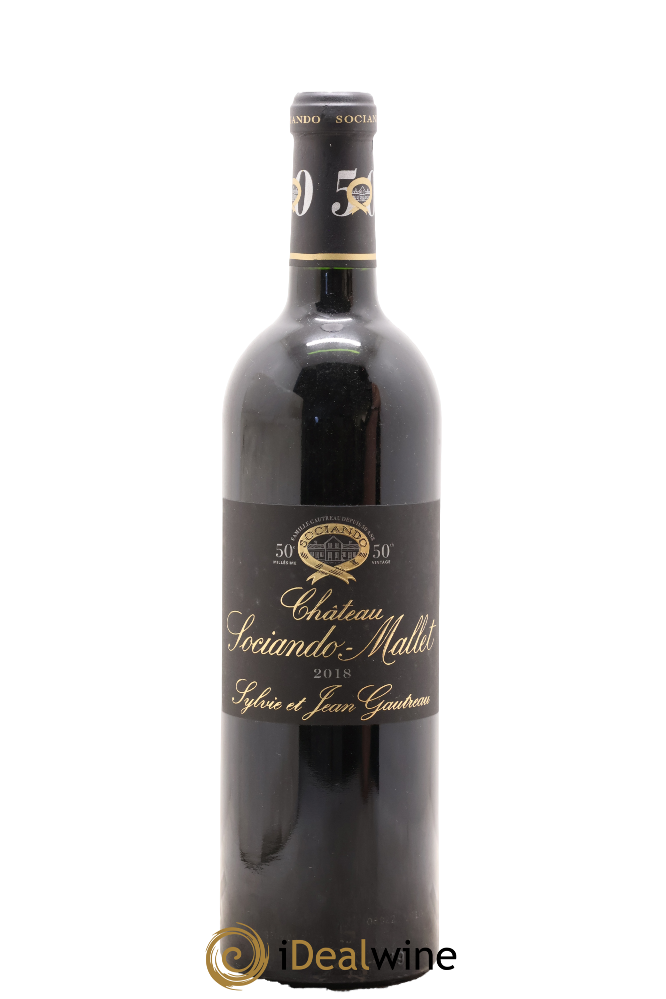 Château Sociando Mallet 2018 - Lotto di 1 bottiglia - 0