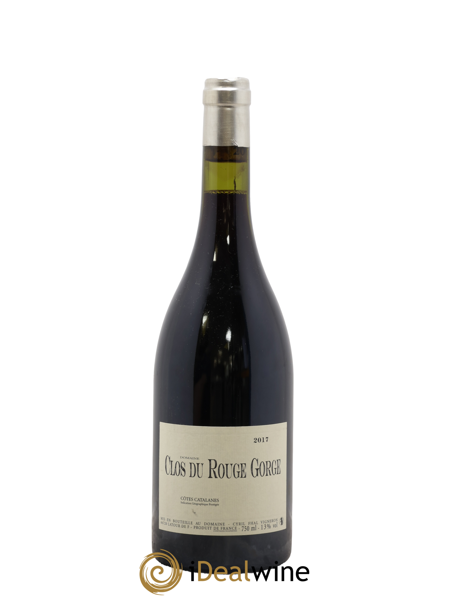 Côtes Catalanes Clos du Rouge Gorge Cyril Fhal 2017 - Posten von 1 Flasche - 0