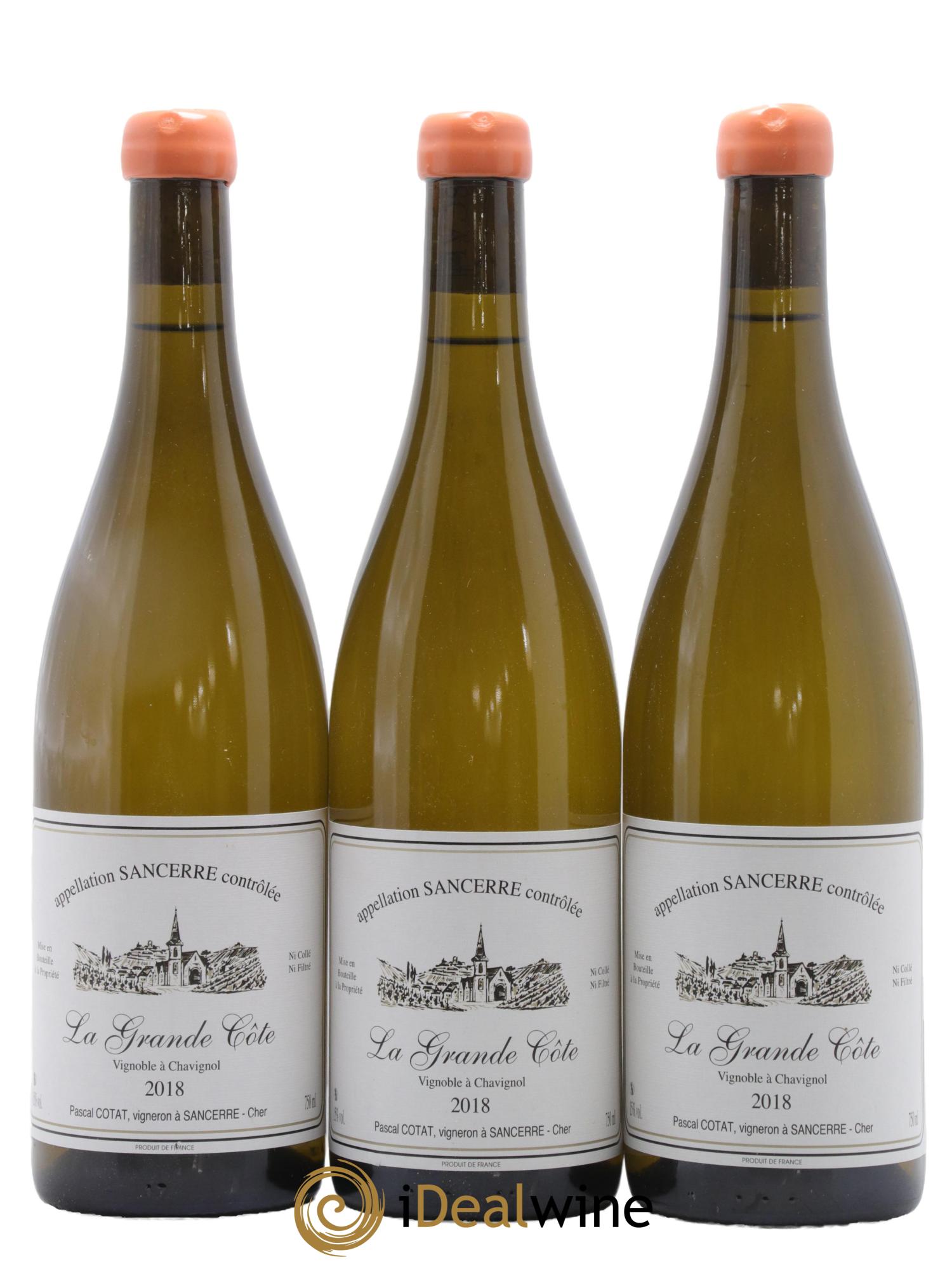 Sancerre La Grande Côte Pascal Cotat 2018 - Lot de 3 bouteilles - 0