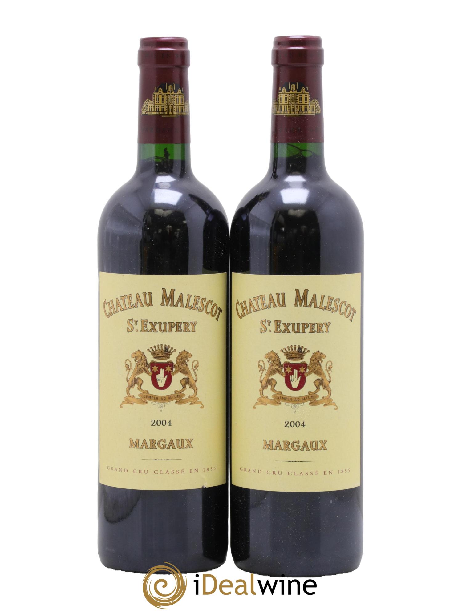Château Malescot Saint-Exupéry 3ème Grand Cru Classé 2004 - Lotto di 2 bottiglie - 0