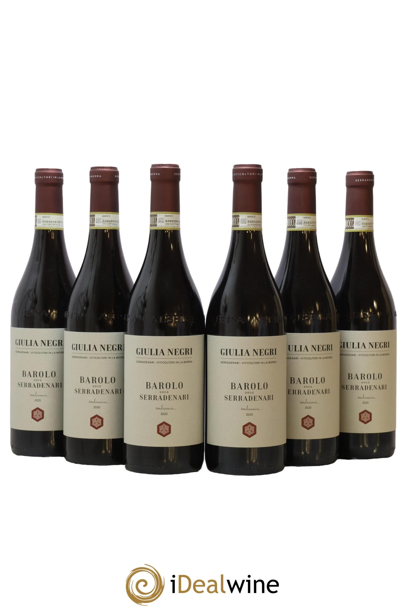 Barolo DOCG Giulia Negri Serradenari 2020 - Lot of 6 bottles - 0