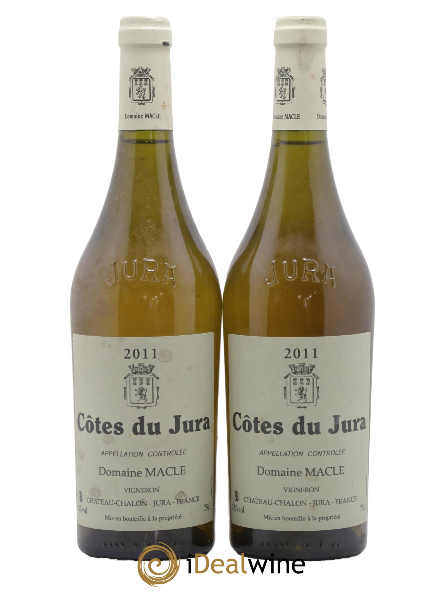 Côtes du Jura Jean Macle 2011 - Posten von 2 Flaschen - 0
