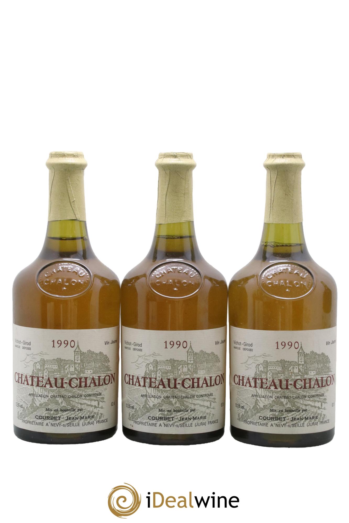 Château-Chalon Courbet 1990 - Lot de 3 clavelins - 0