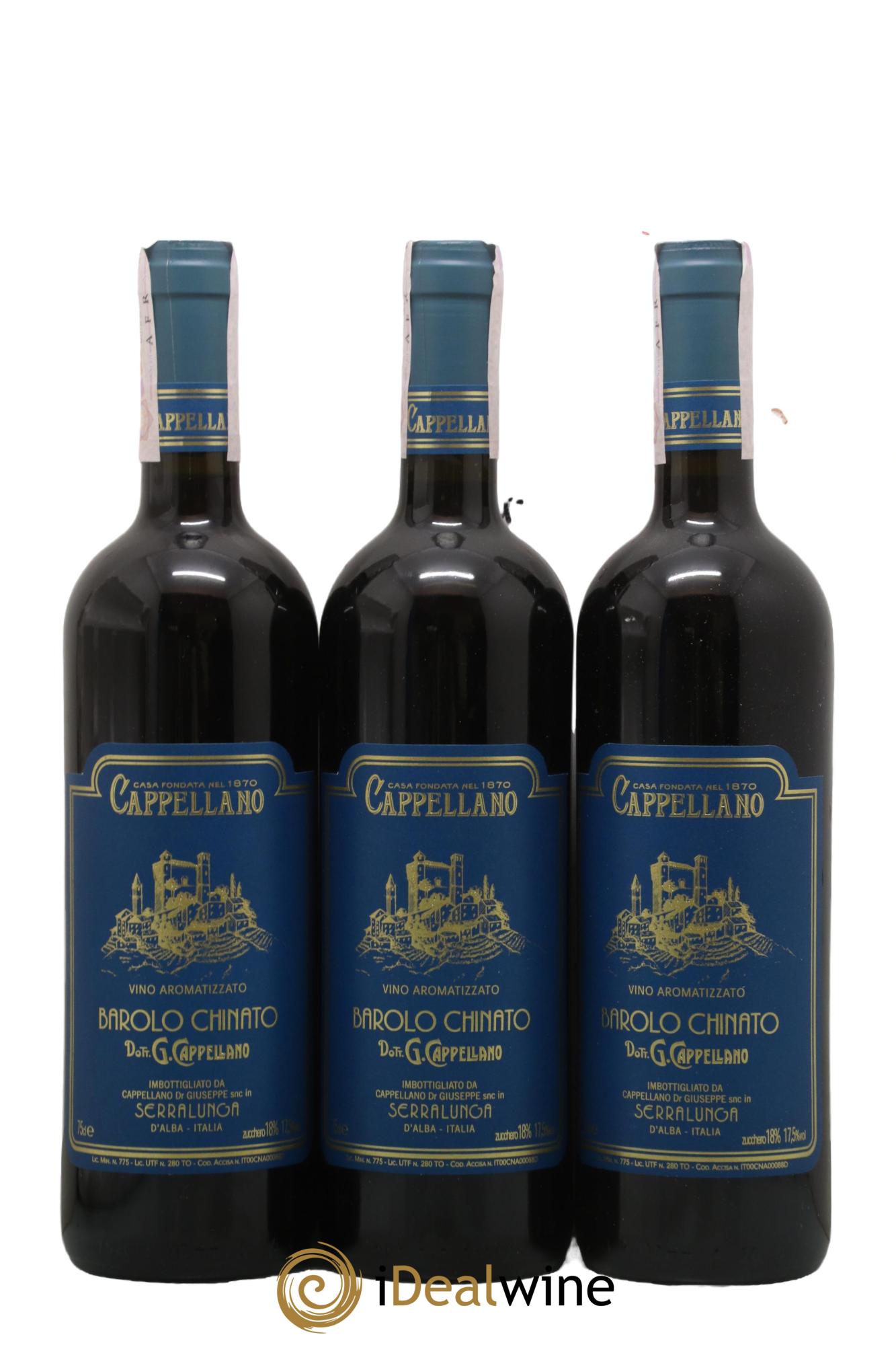 Barolo Chinato Cappellano - Posten von 3 Flaschen - 0