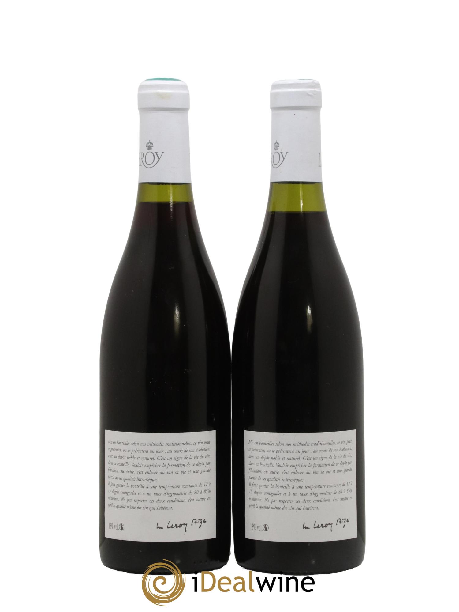 Côte de Beaune-Villages Leroy SA 2000 - Lot de 2 bouteilles - 1