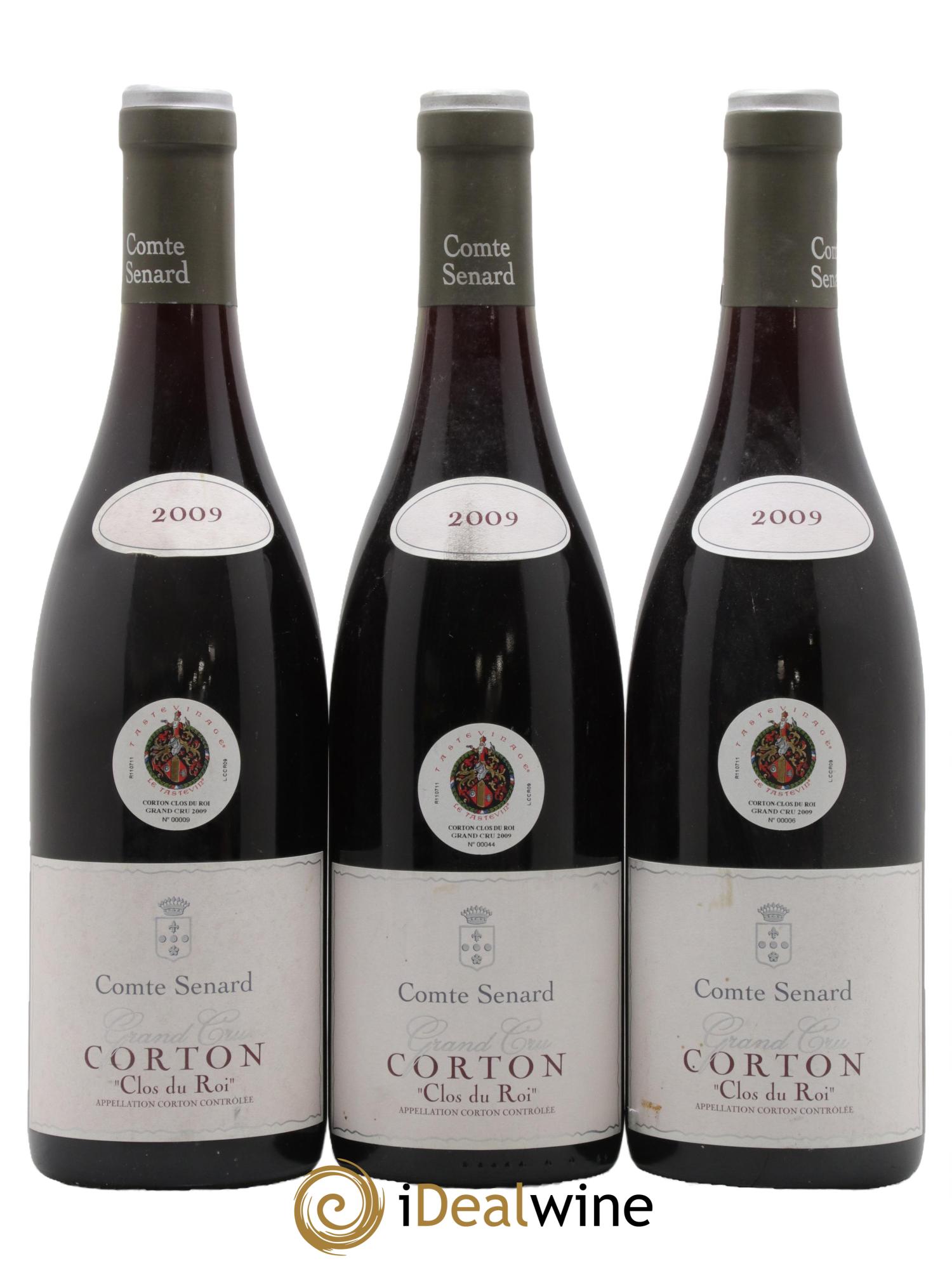 Corton Grand Cru Clos du Roi Comte Senard 2009 - Lot de 3 bouteilles - 0