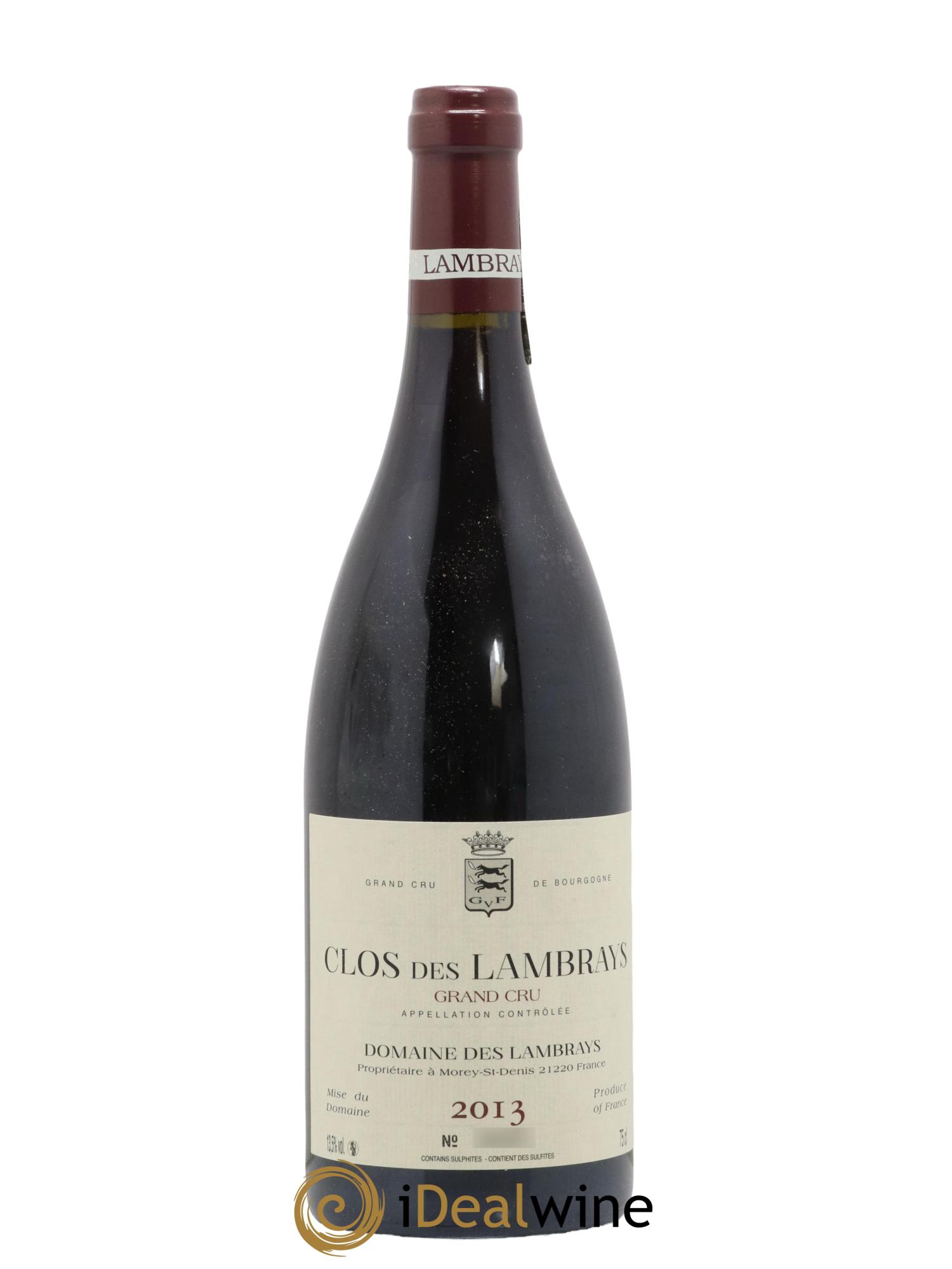 Clos des Lambrays Grand Cru Domaine des Lambrays 2013 - Lot de 1 bouteille - 0