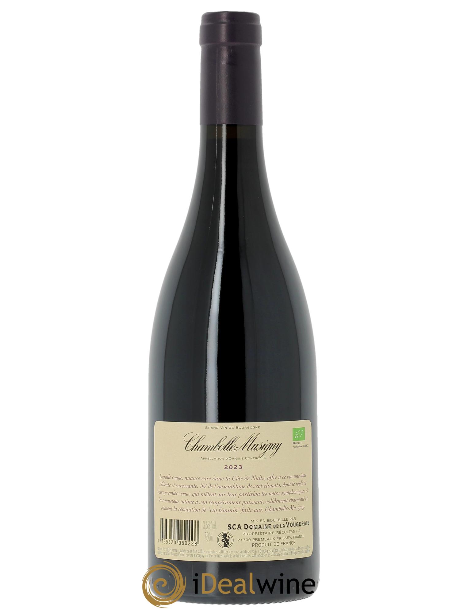Chambolle-Musigny La Vougeraie  2023 - Lot de 1 bouteille - 1