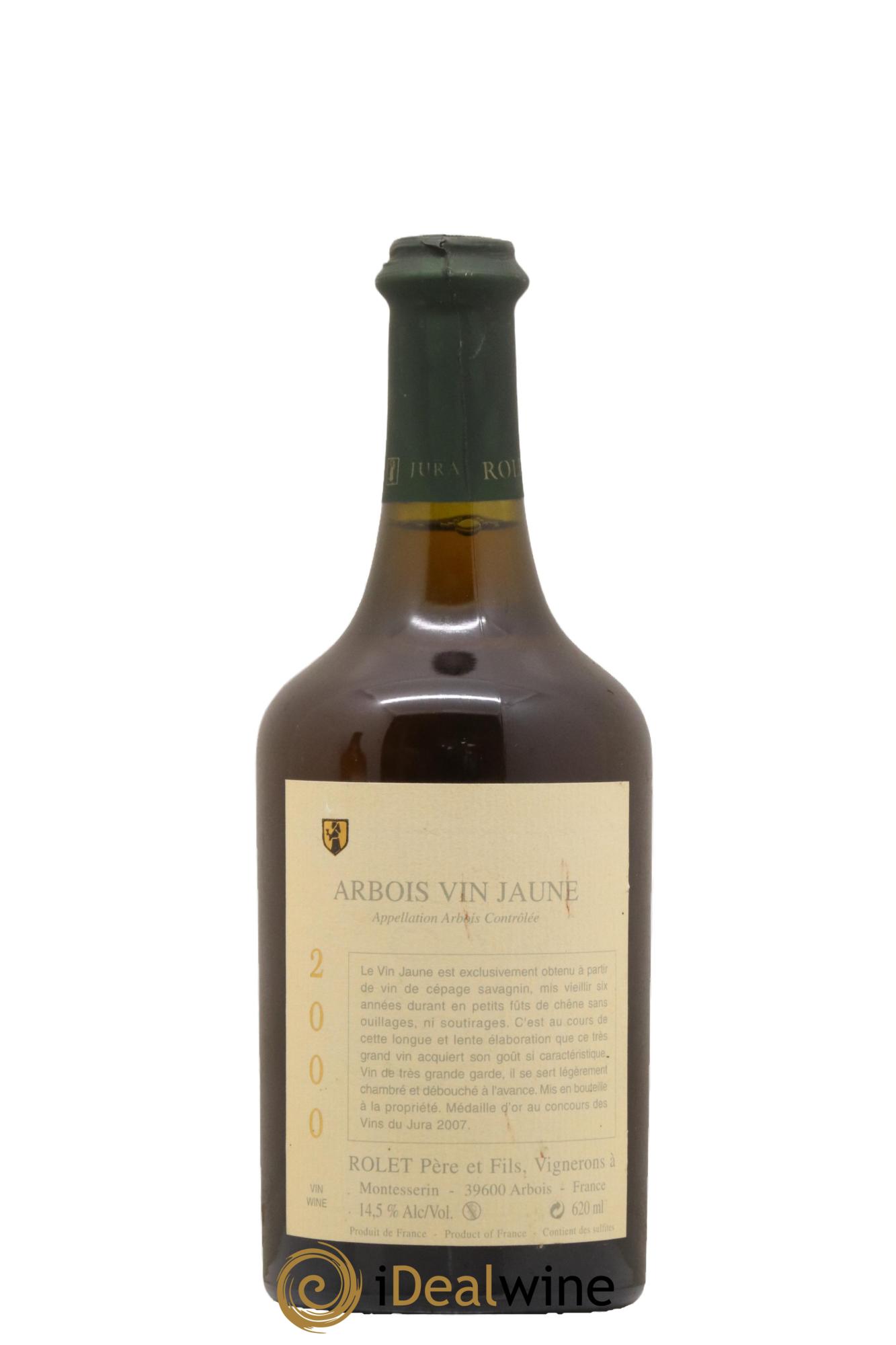 Arbois Vin Jaune Domaine Rolet 2000 - Lot de 1 clavelin - 0