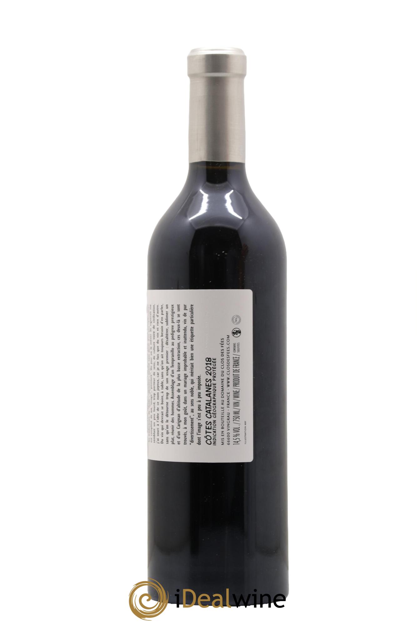 Côtes Catalanes Clos des Fées Images dérisoires Hervé Bizeul 2018 - Lot de 1 bouteille - 1
