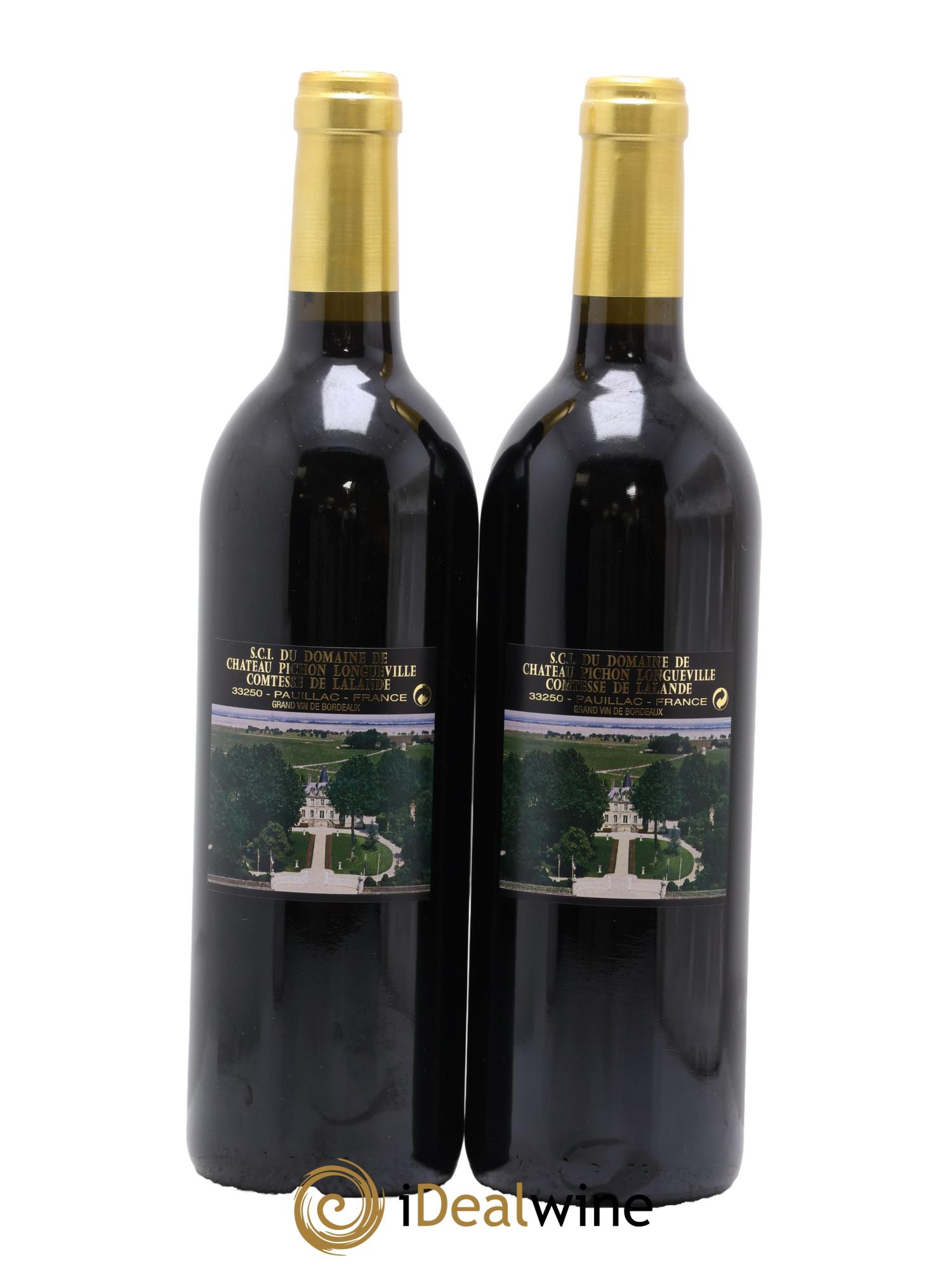 Château Pichon Longueville Comtesse de Lalande 2ème Grand Cru Classé 2000 - Lot of 2 bottles - 1