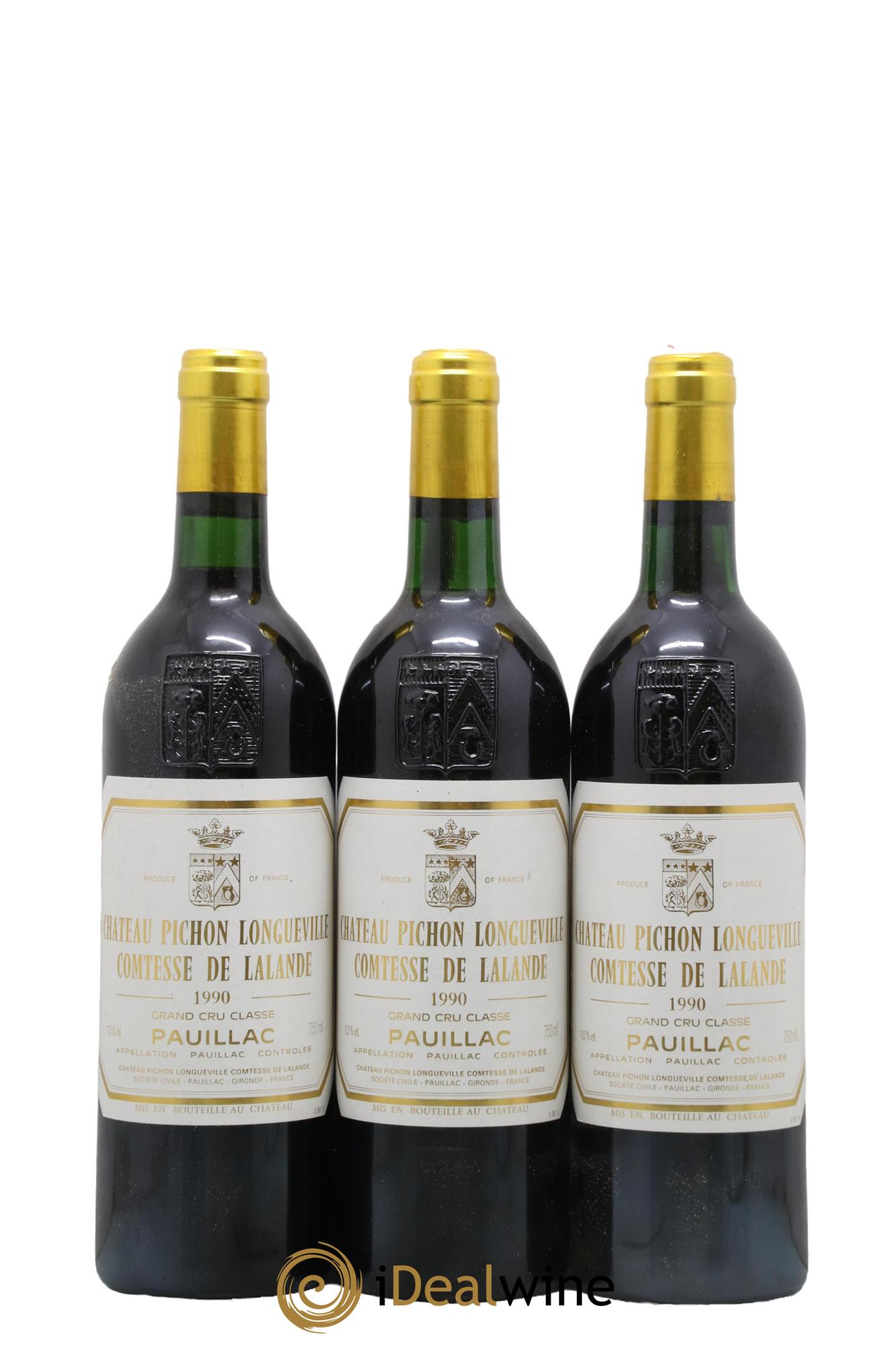 Château Pichon Longueville Comtesse de Lalande 2ème Grand Cru Classé 1990 - Lotto di 12 bottiglie - 3