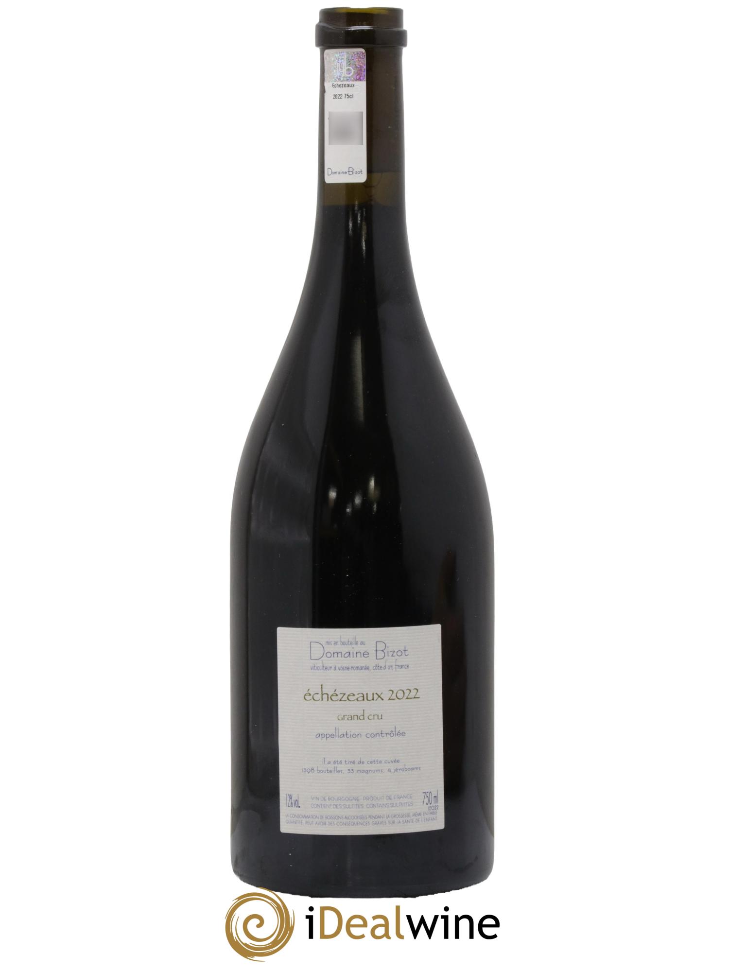 Echezeaux Grand Cru Bizot (Domaine) 2022 - Lot de 1 bouteille - 1