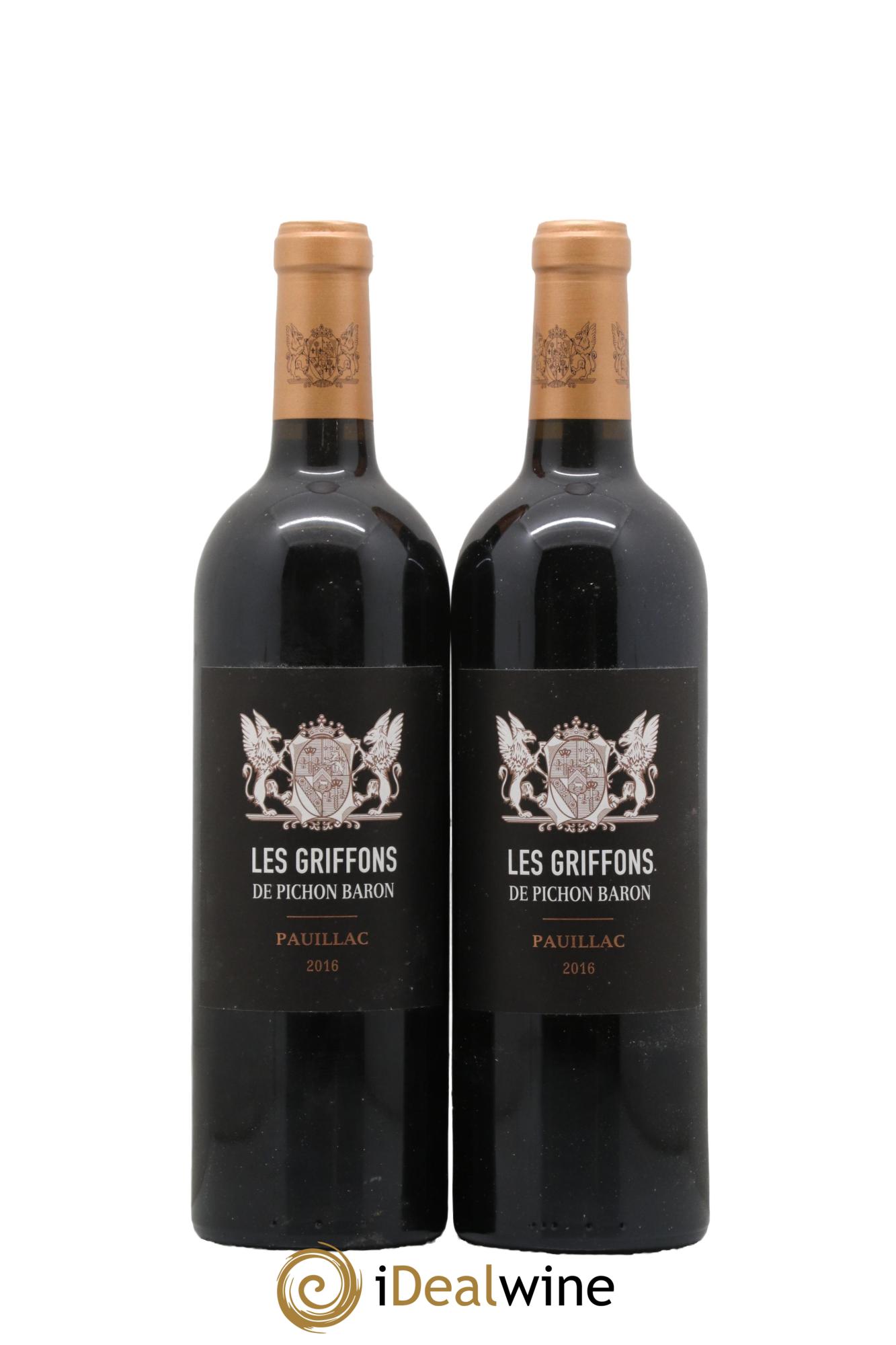 Les Griffons de Pichon Baron 2016 - Lot of 2 bottles - 0