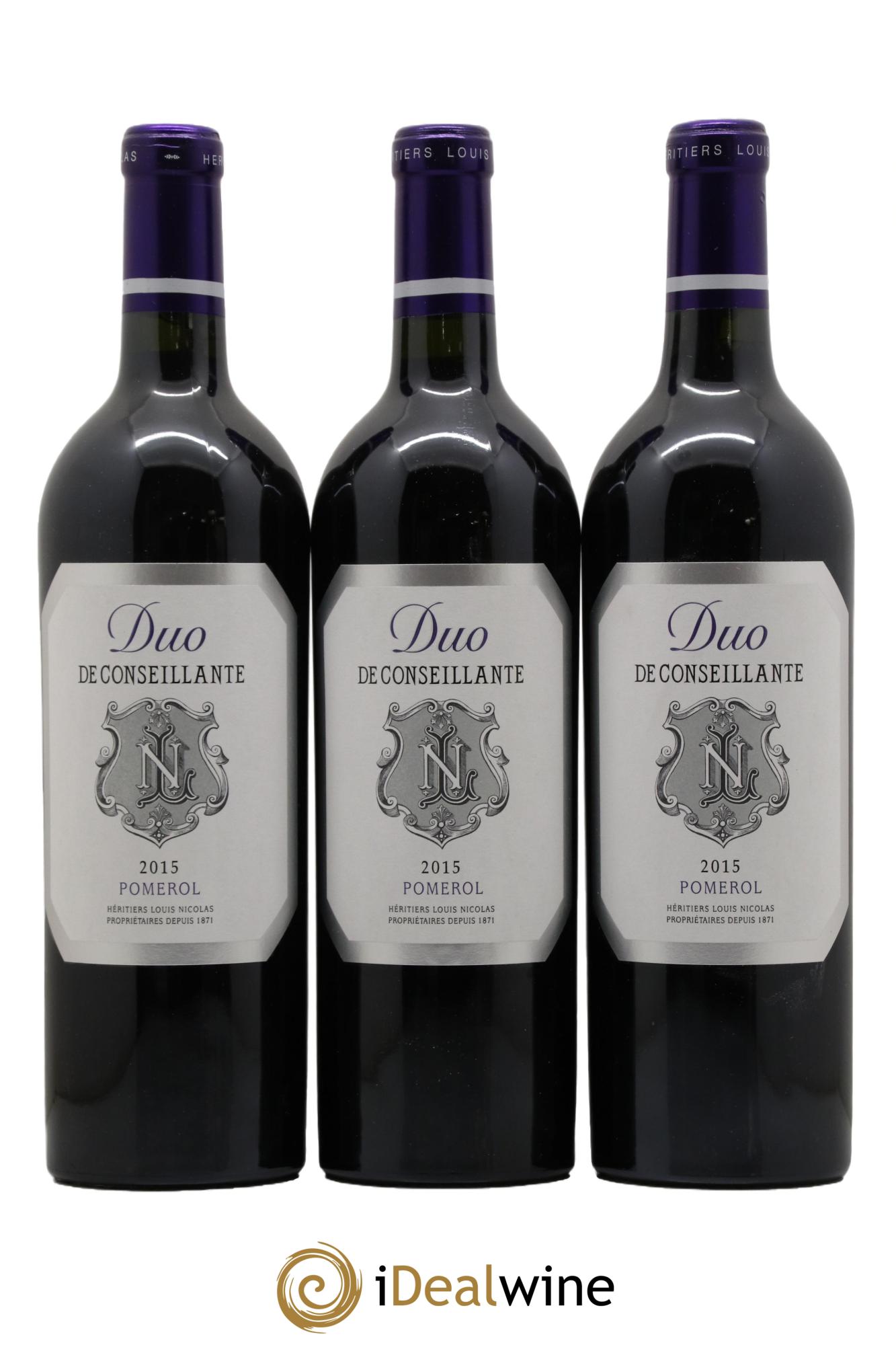 Duo de Conseillante 2015 - Lot de 3 bouteilles - 0