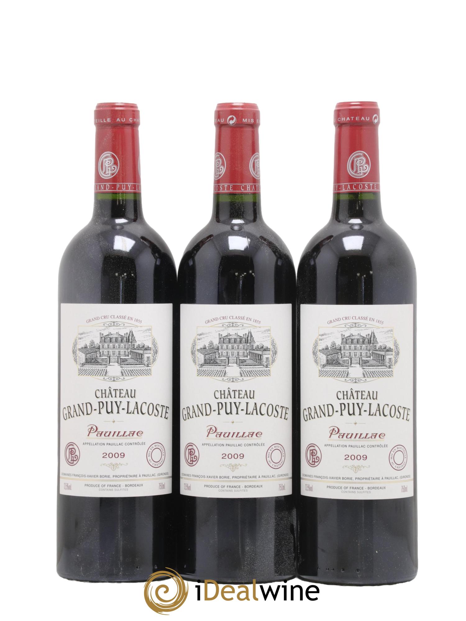 Château Grand Puy Lacoste 5ème Grand Cru Classé 2009 - Lot of 12 bottles - 2