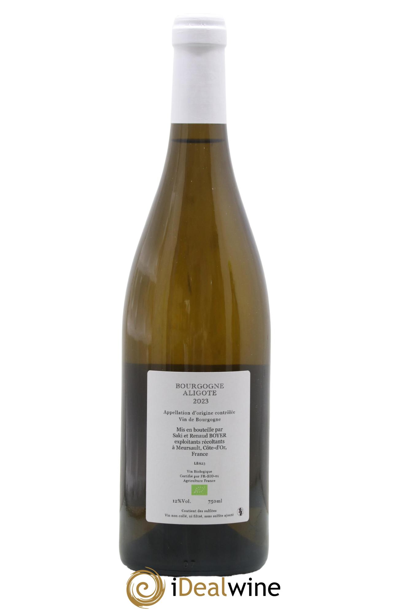 Bourgogne Aligoté Renaud Boyer 2023 - Lotto di 1 bottiglia - 1