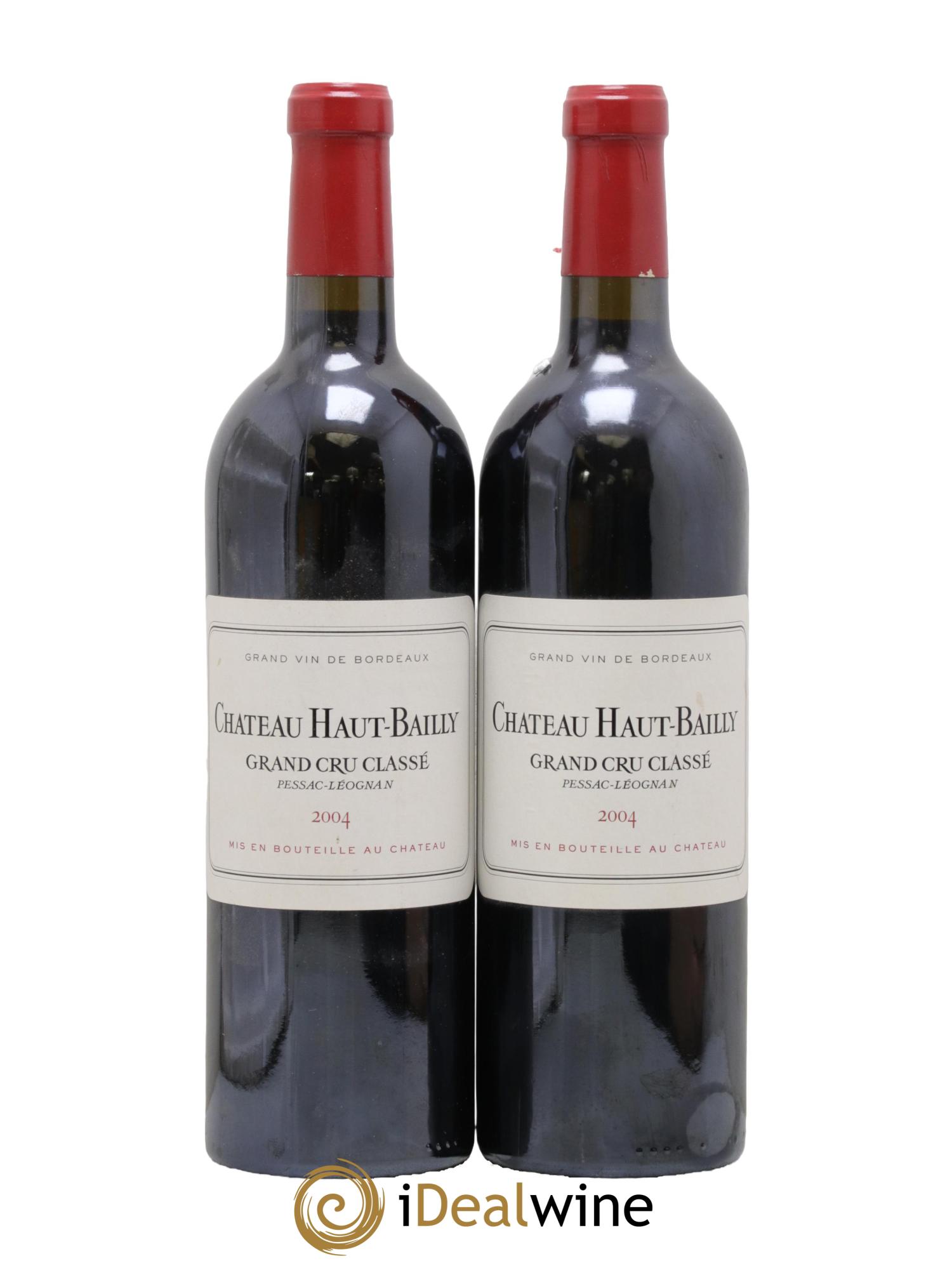 Château Haut-Bailly Cru Classé de Graves 2004 - Lot de 2 bouteilles - 0
