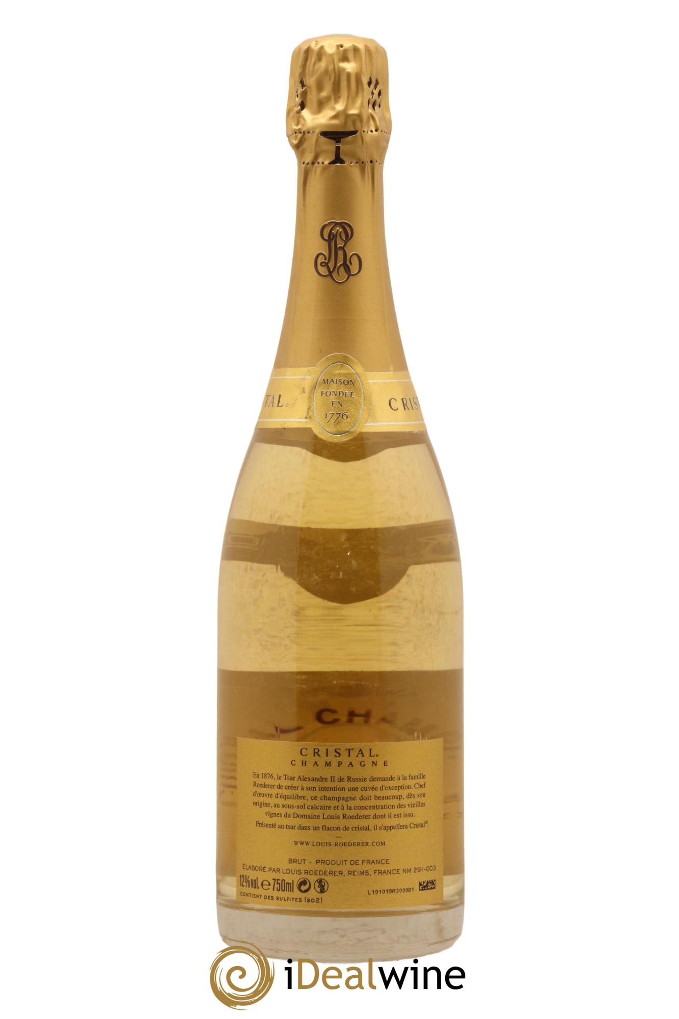 Cristal Louis Roederer 2008 - Lot de 1 bouteille - 1