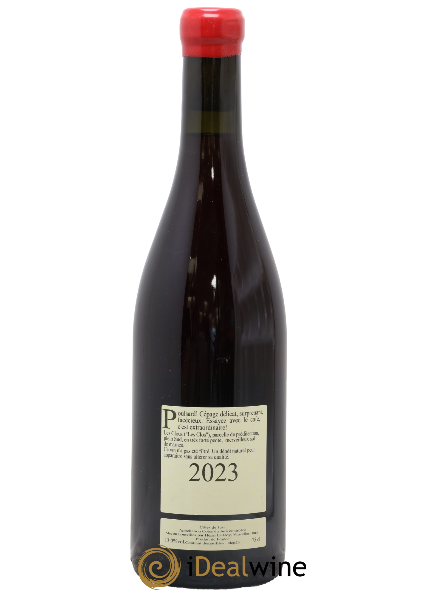 Côtes du Jura Poulsard Les Clous Domaine de l'Aigle à Deux Têtes 2023 - Lot of 1 bottle - 1