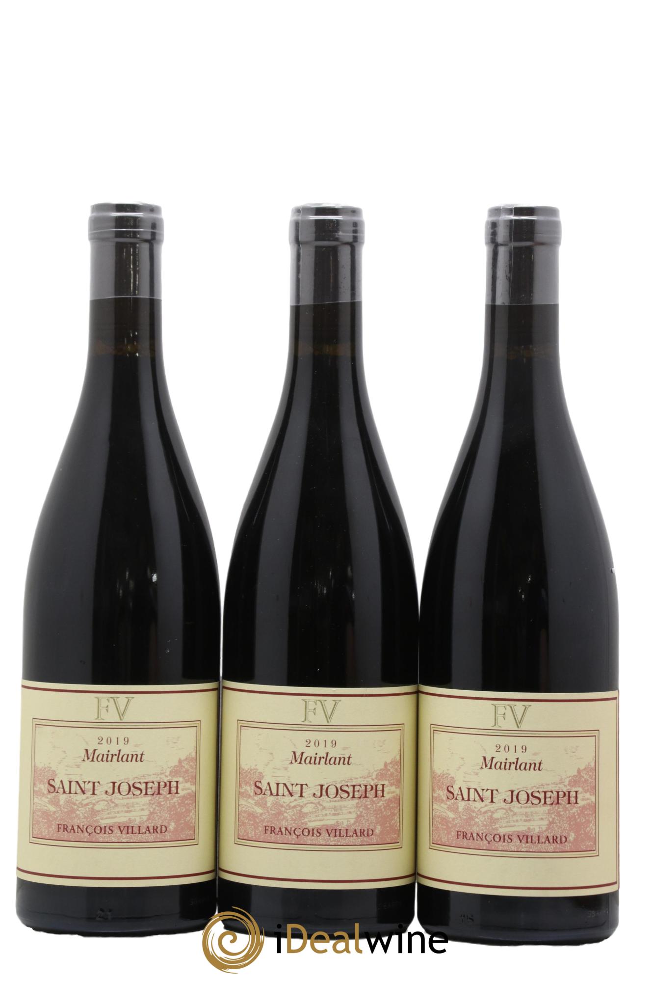 Saint-Joseph Mairlant François Villard 2019 - Lot de 3 bouteilles - 0