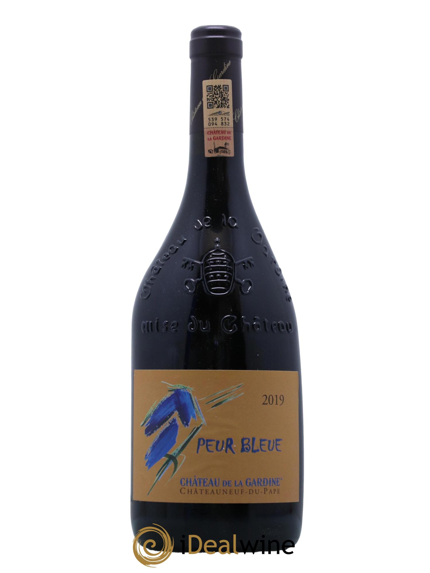 Châteauneuf-du-Pape Peur Bleue Chateau La Gardine 2019 - Lot de 1 bouteille - 0