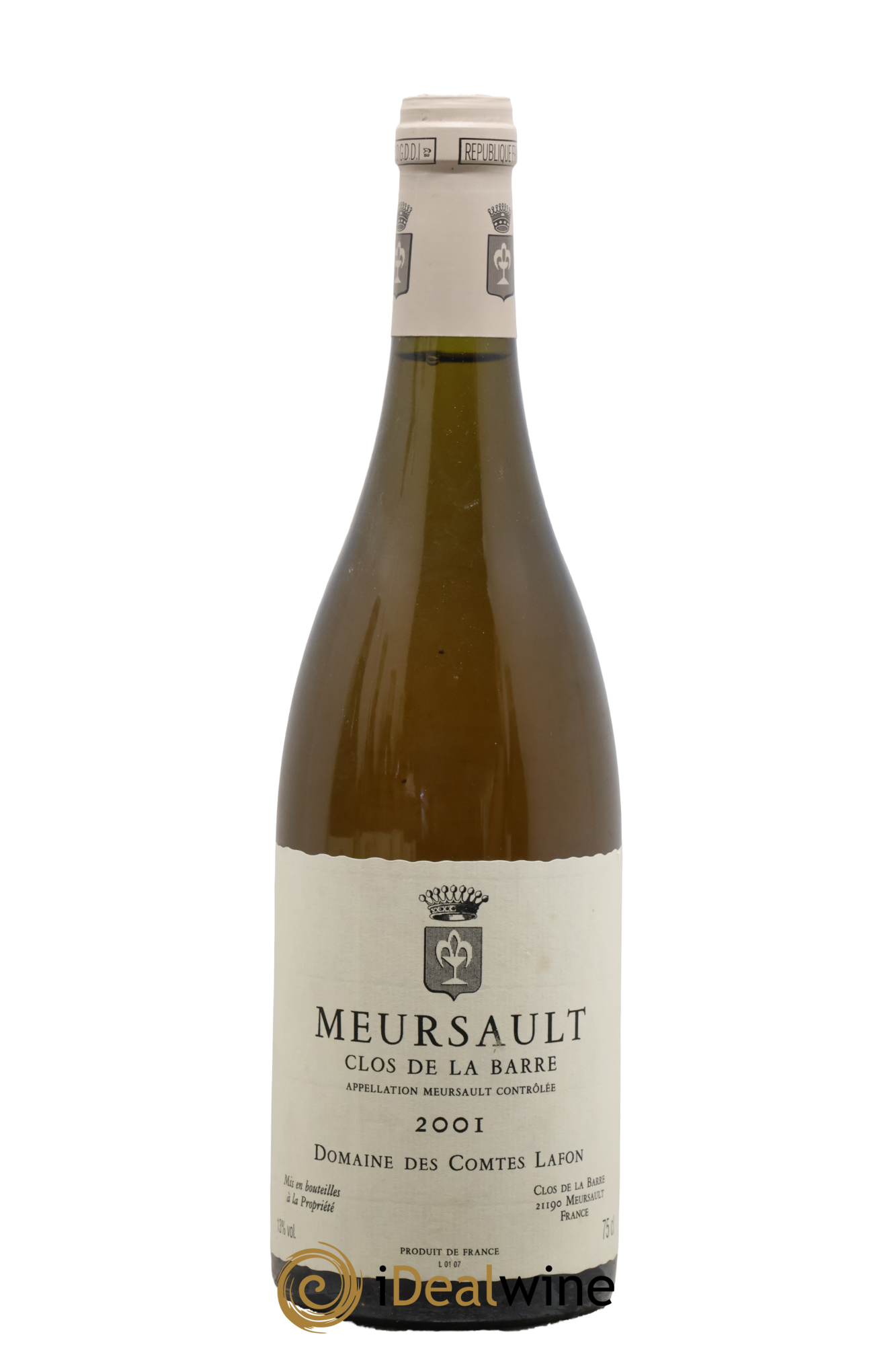 Meursault Clos de la Barre Comtes Lafon (Domaine des) 2001 - Posten von 1 Flasche - 0