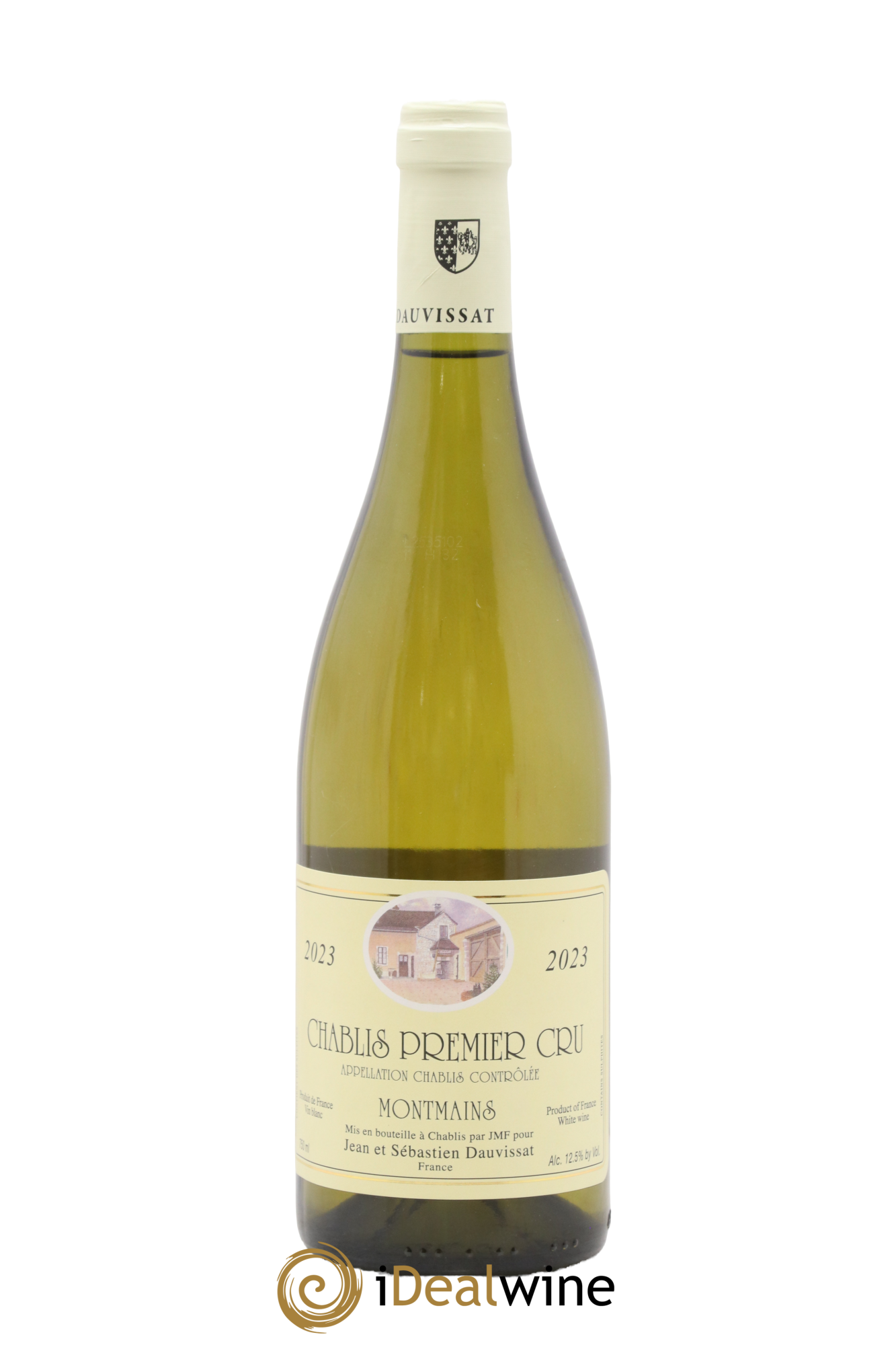 Chablis 1er Cru Montmains Jean & Sébastien Dauvissat 2023 - Lot de 1 bouteille - 0