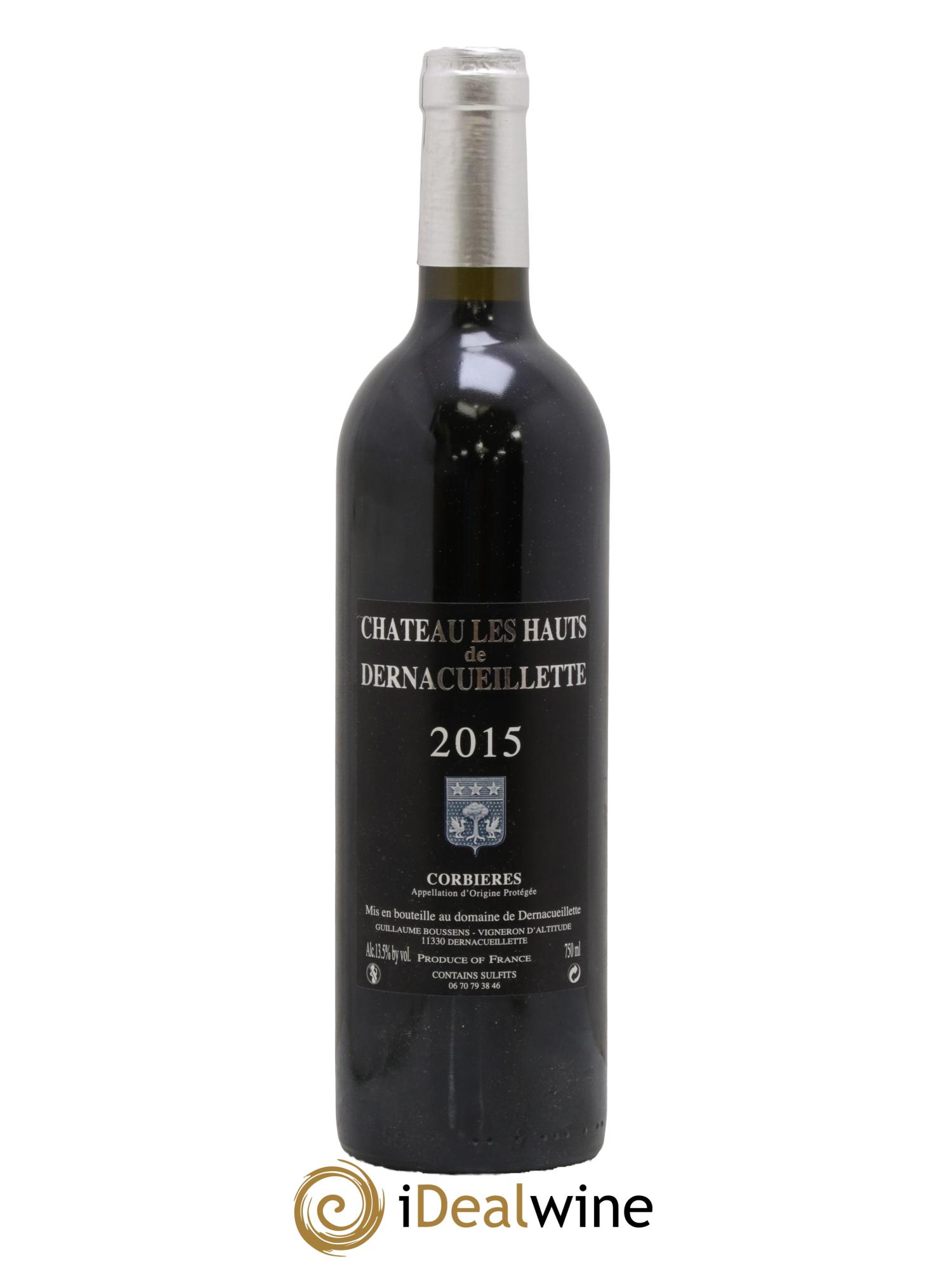 Corbières Chateau Les Hauts de Dernacueillette 2015 - Lot de 1 bouteille - 0