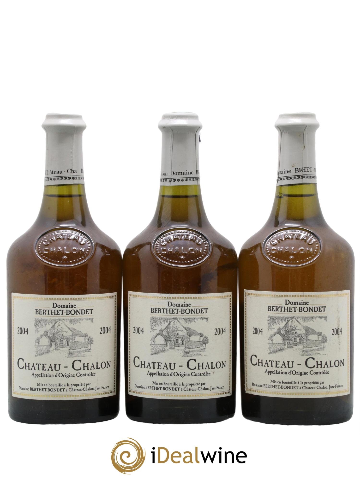 Château-Chalon Berthet-Bondet 2004 - Lot de 3 clavelins - 0