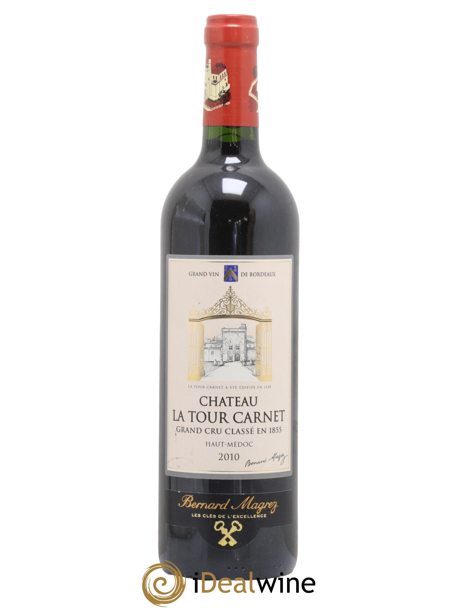 Château la Tour Carnet 4ème Grand Cru Classé 2010 - Lot de 1 bouteille - 0