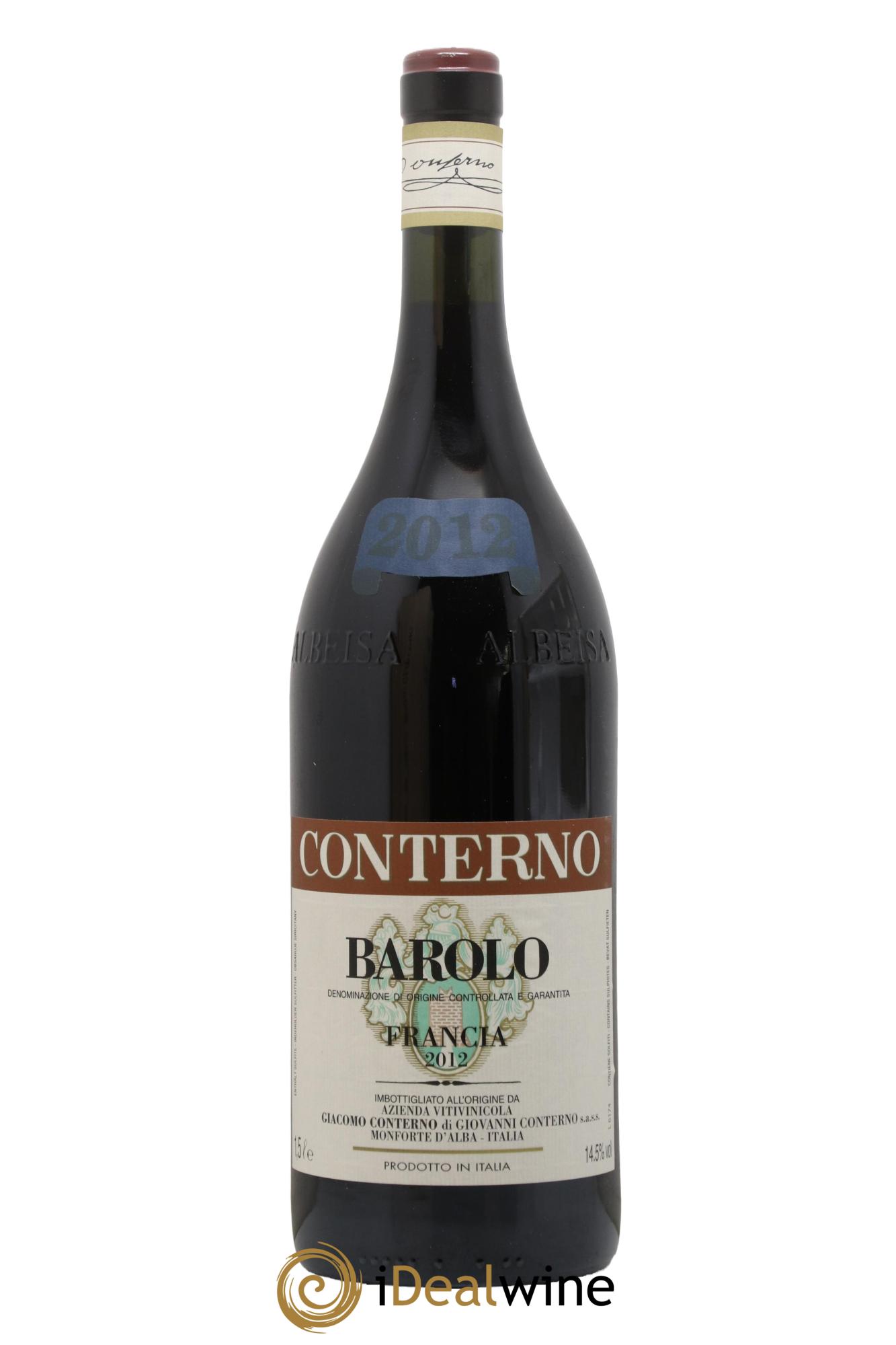 Barolo DOCG Vigna Francia Giacomo Conterno 2012 - Lot de 1 magnum - 1