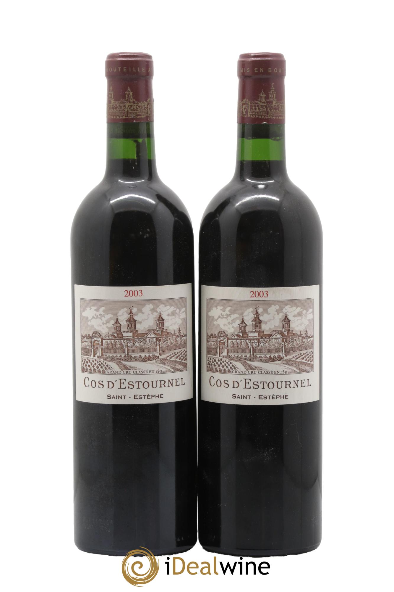 Cos d'Estournel 2ème Grand Cru Classé 2003 - Lot de 2 bouteilles - 0