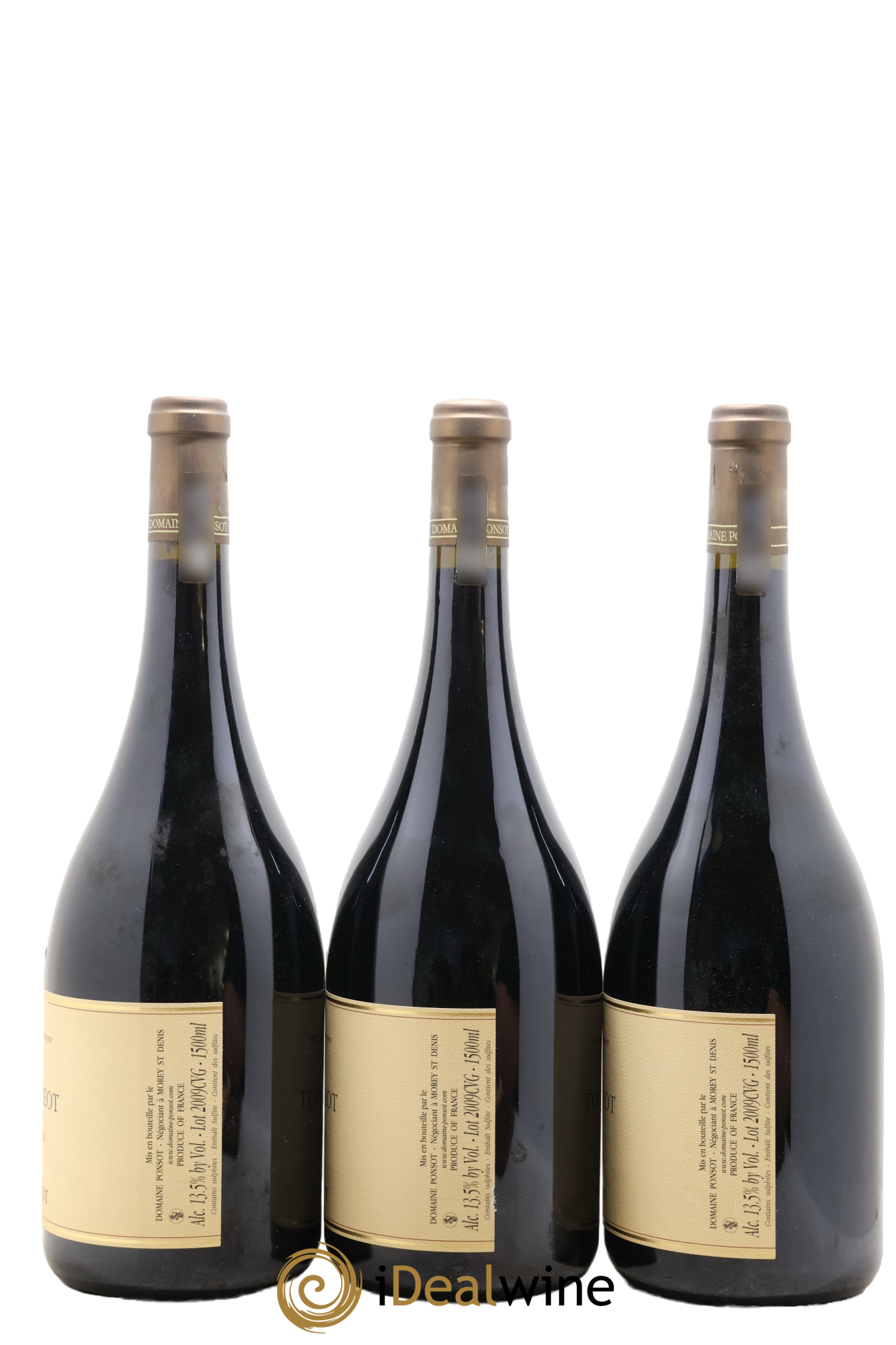 Clos de Vougeot Grand Cru Ponsot (Domaine) Cuvée Vieilles Vignes 2009 - Lot de 3 magnums - 1