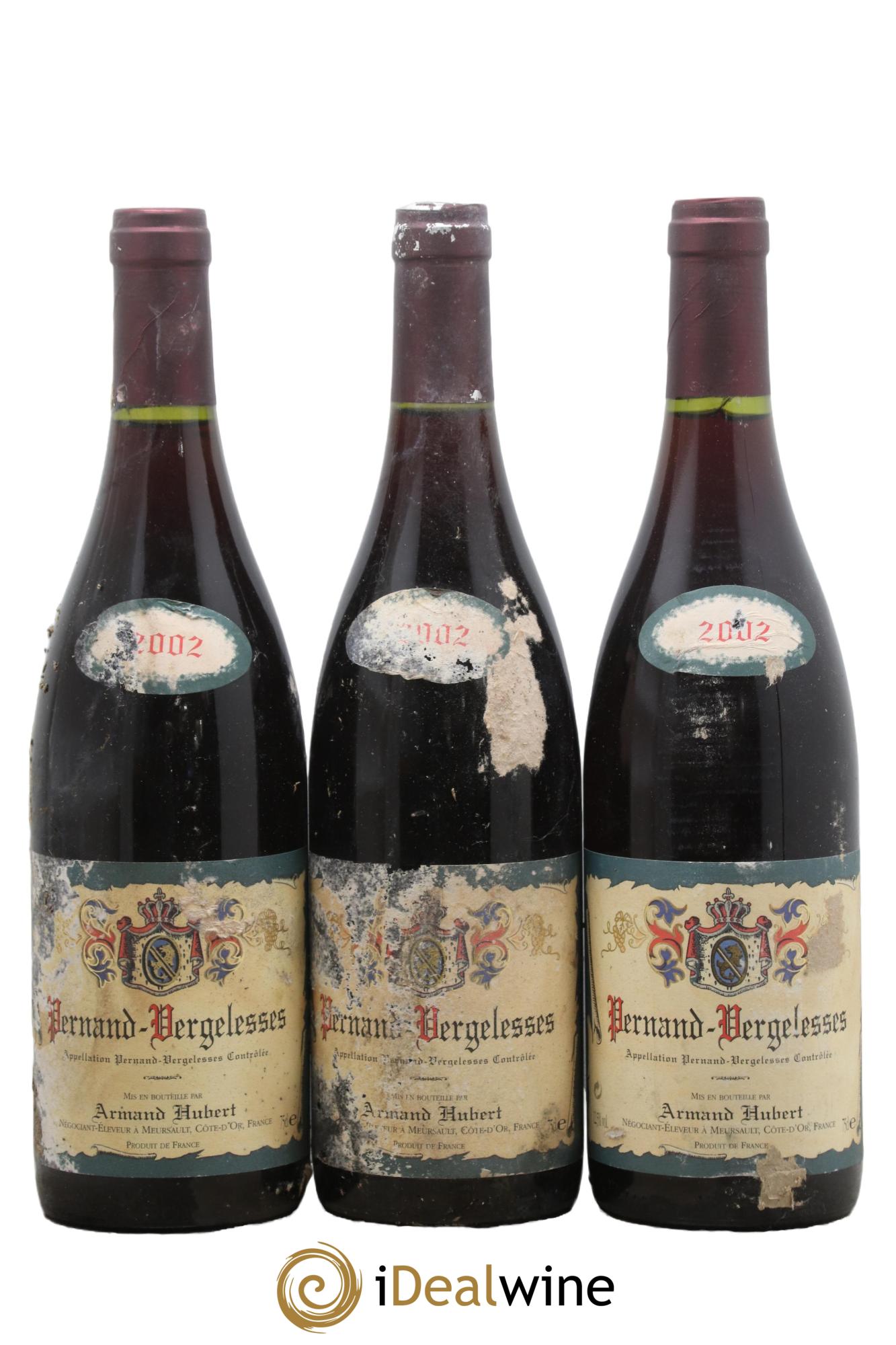 Pernand-Vergelesses Armand Hubert 2002 - Lotto di 3 bottiglie - 0