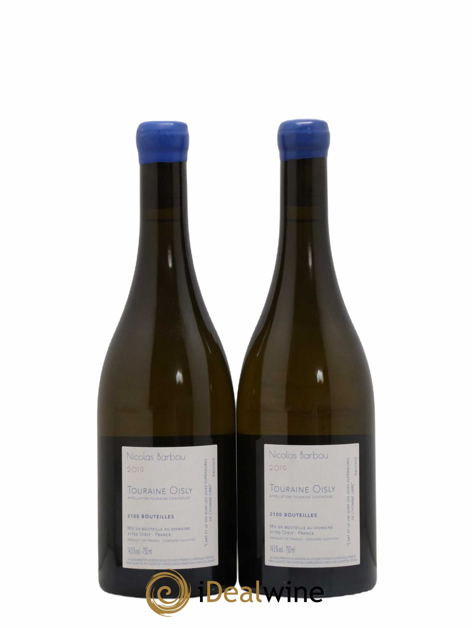 Touraine-Oisly Utopie Créative Nicolas Barbou Utopie Creative Barbou 2019 - Lot de 2 bouteilles - 1